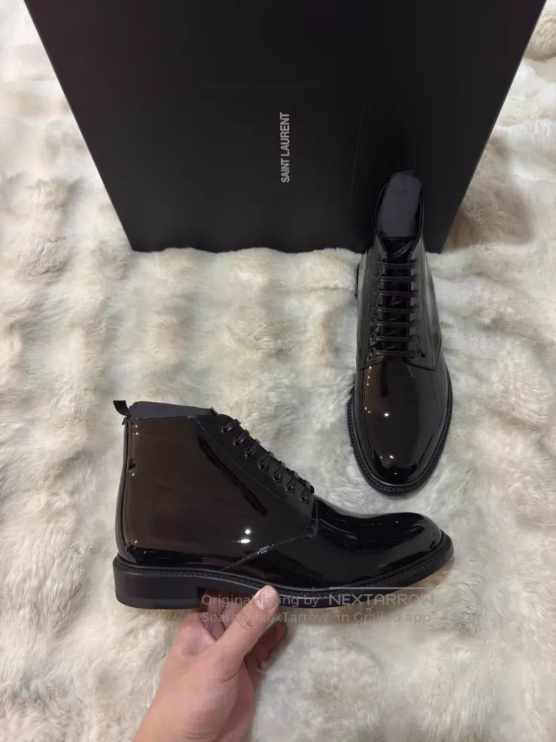 Saint Laurent Paris Saint Laurent Paris Men's Laced Boots Size US 7 / EU 40 - 2 Thumbnail