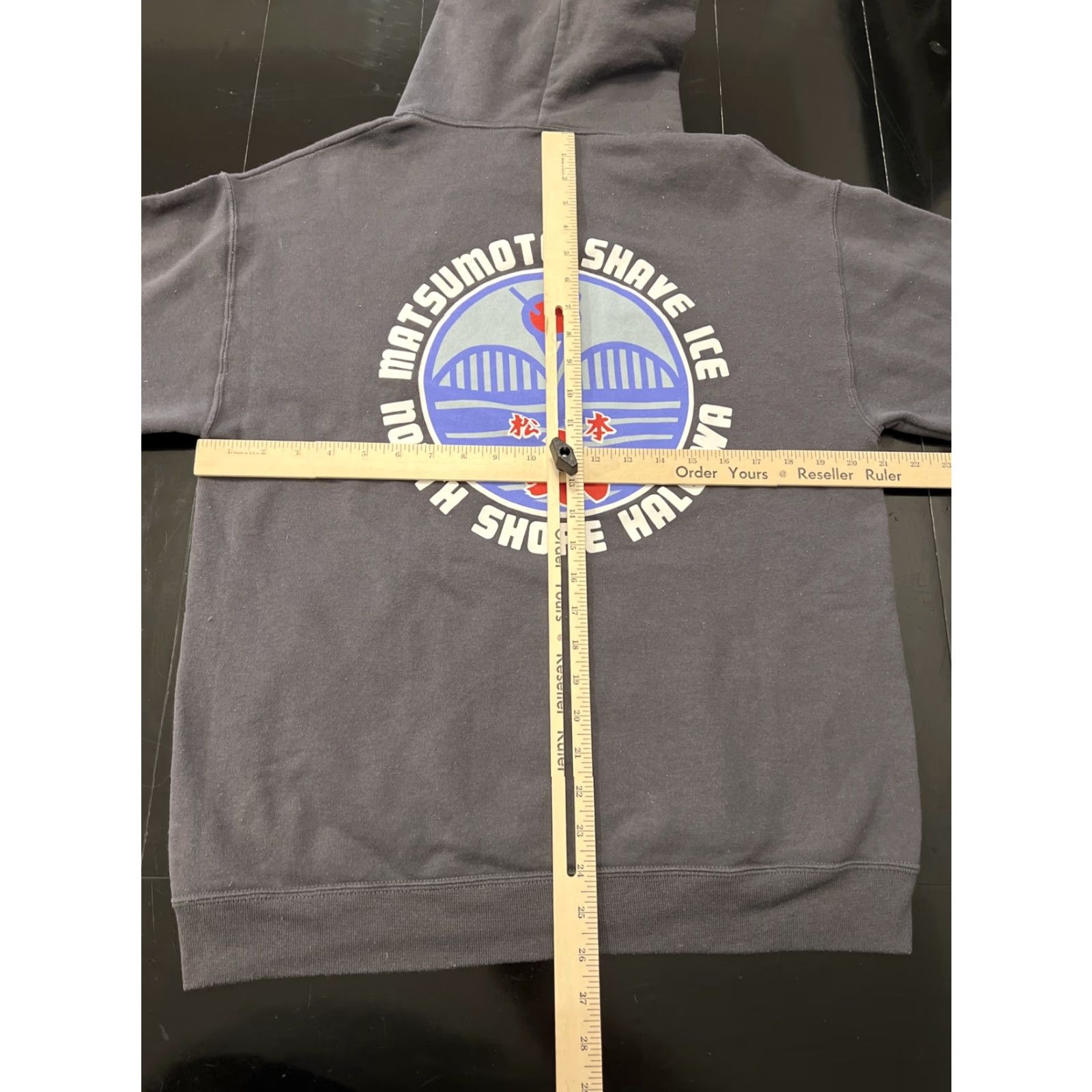 Jerzees Matsumoto Shaved Ice Hale’iwa Hawaii Hoodie Sweatshirt Gray Medium Unisex Adults Logo Pocket Hooded Knit Cotton Blend Classic Fit Size US M / EU 48-50 / 2 - 8 Thumbnail