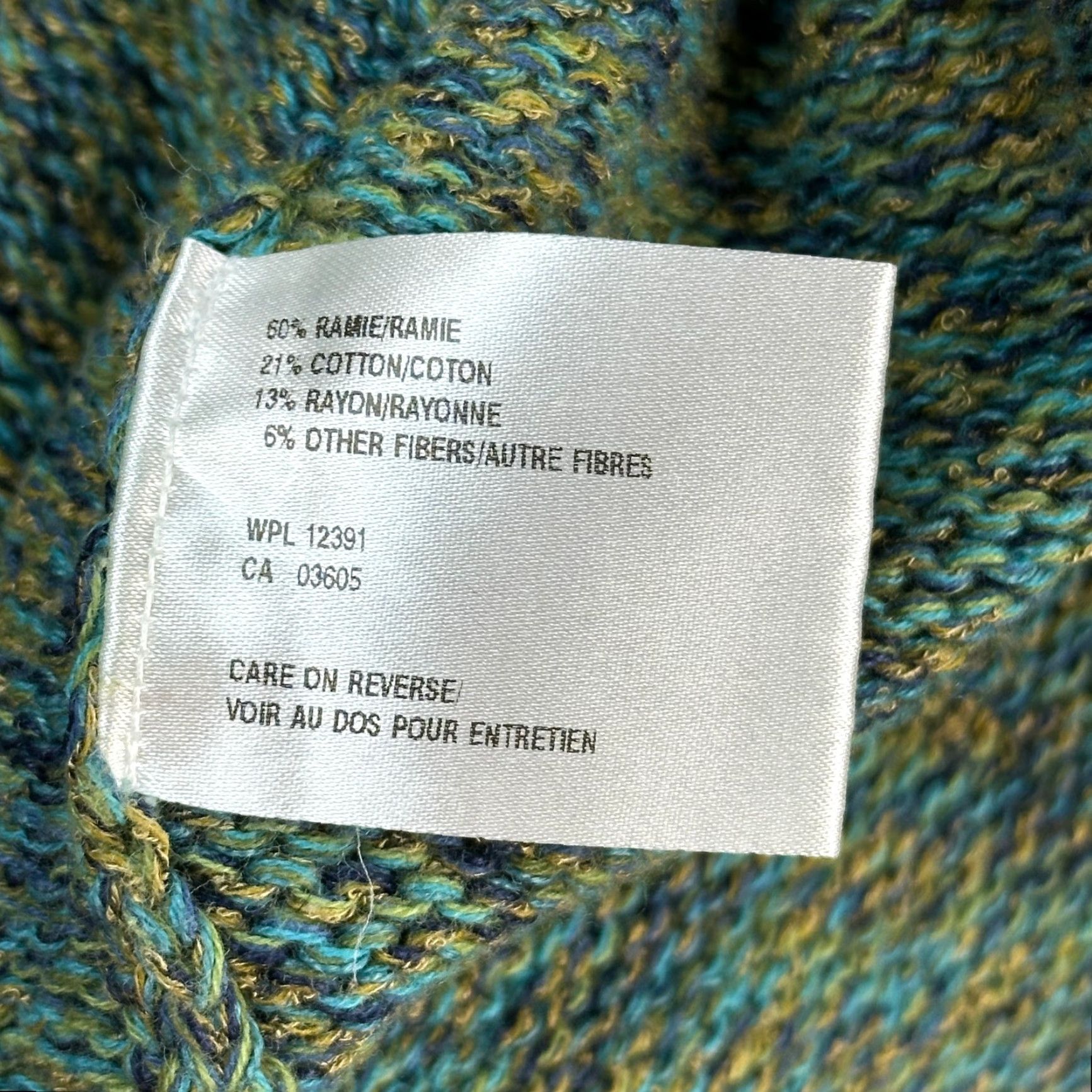 Vintage VINTAGE Northern Isles Sweater Women's Large Green Marled Knit Crewneck Pullover Size L / US 10 / IT 46 - 5 Thumbnail