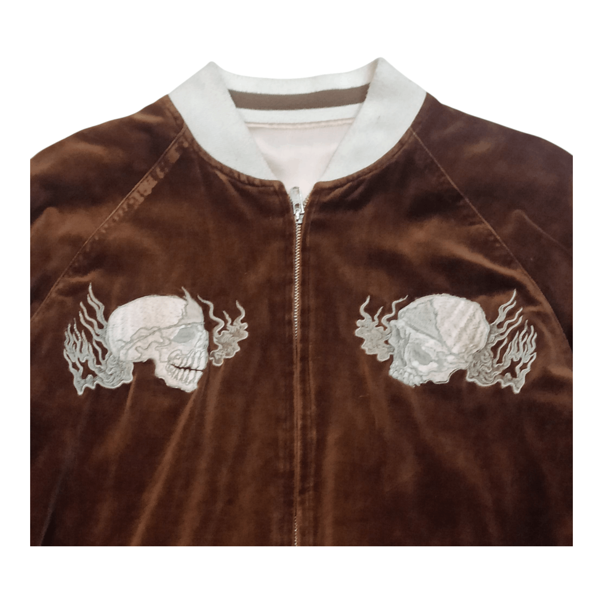 Japanese Brand × Vintage VINTAGE JAPANESE CLASSIC SKULL SUKAJAN REVERSIBLE Size US M / EU 48-50 / 2 - 4 Thumbnail