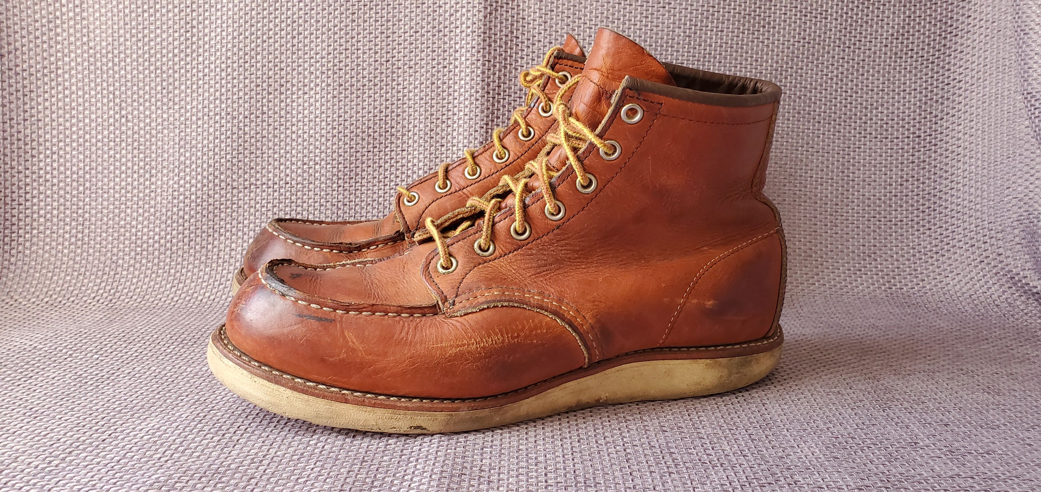 image of Red Wing 875 Moc Toe Shoes in Brown, Men's (Size 9)