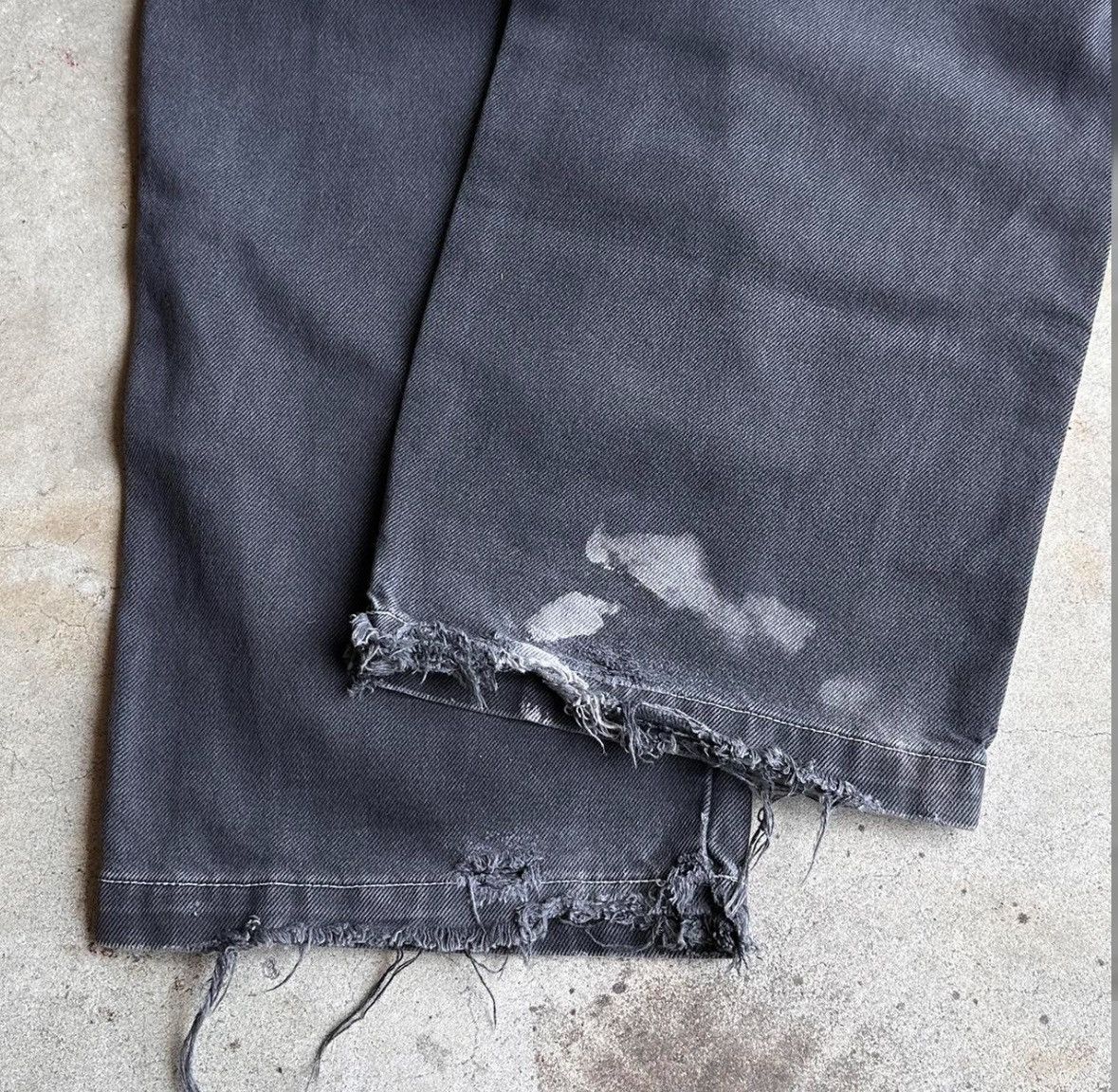 JNCO ultra rare 90s ‘Flame JNCO Patch Jeans distressed Grail pair Size US 28 / EU 44 - 5 Thumbnail