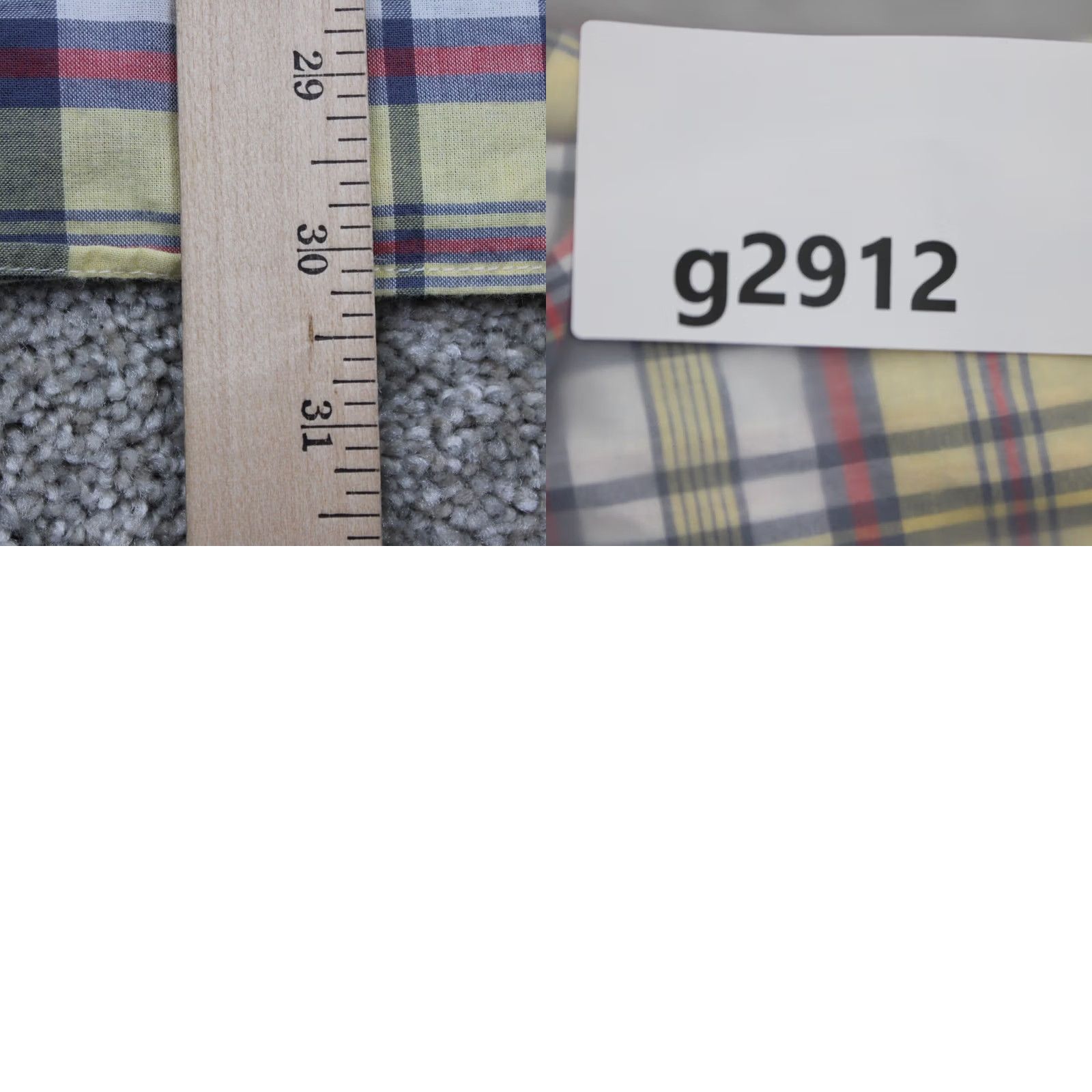 J.Crew J.CREW Slim Fit Plaid Shirt Mens Medium Red Blue Yellow Button-Down L/S Cotton Shirt Size US M / EU 48-50 / 2 - 9 Thumbnail