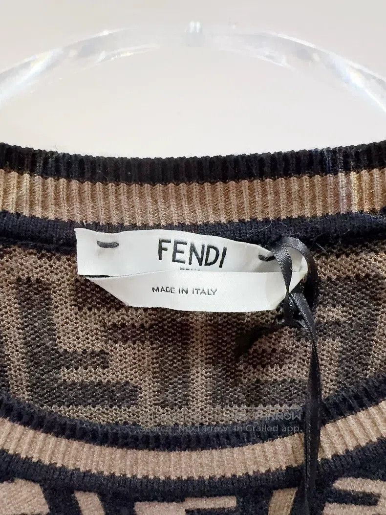Fendi Fendi Knitted Short Sleeve Size XXS / US 00 / IT 34 - 2 Thumbnail