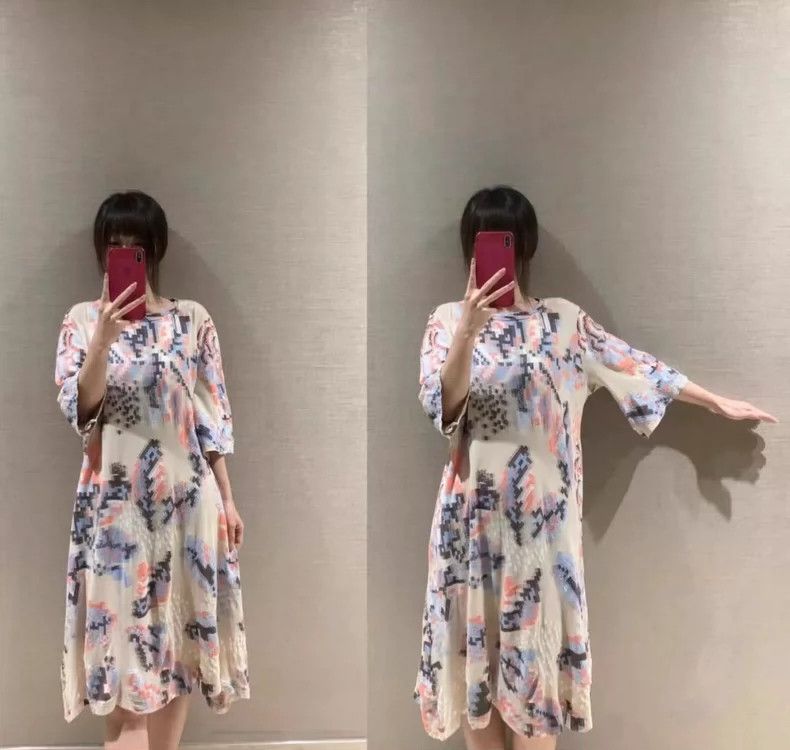 Issey Miyake issey miyake size:2 Floral dress Size S / US 4 / IT 40 - 5 Thumbnail
