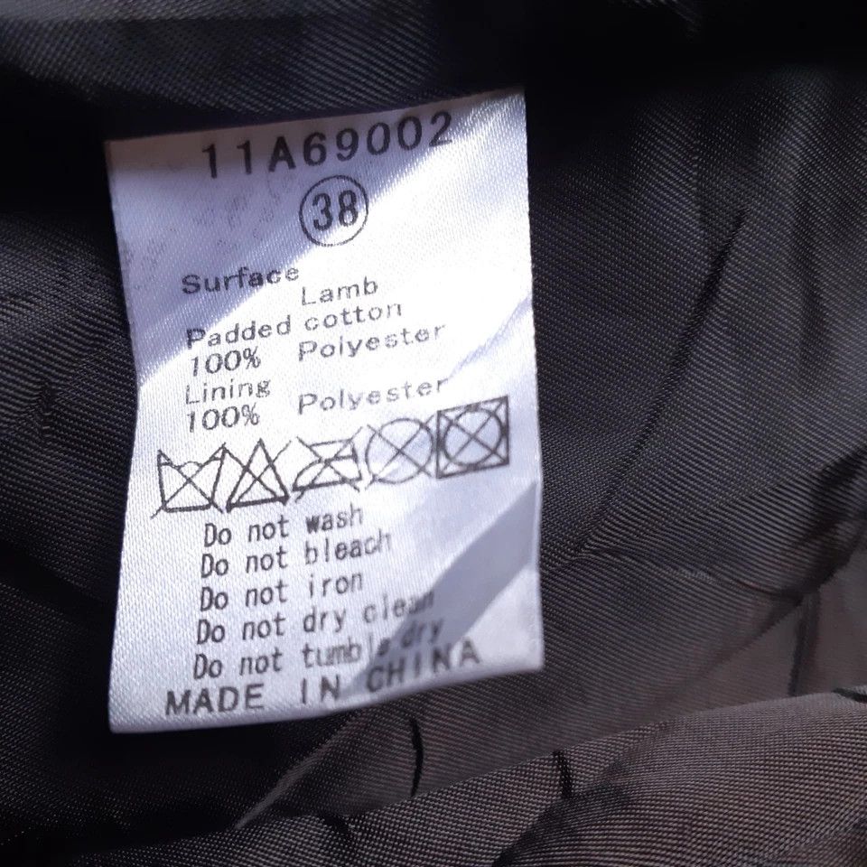 Dezert Dezert + Femme Trench Coat Jacket Women size 11AR Black Size S / US 4 / IT 40 - 14 Thumbnail