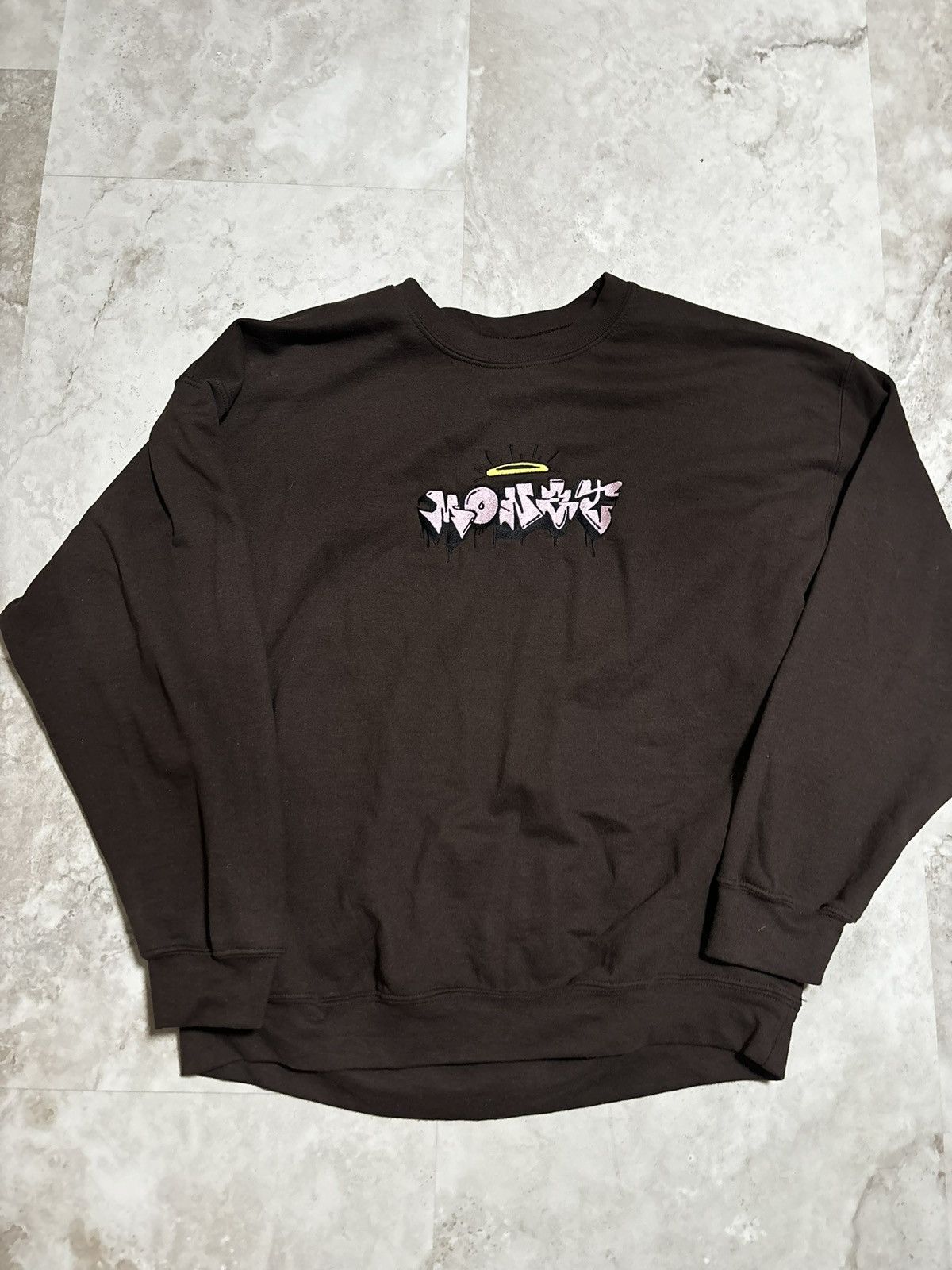 Monet Monet Skateboards Longsleeve Pink Text W/ Halo Size US XL / EU 56 / 4 - 1 Thumbnail
