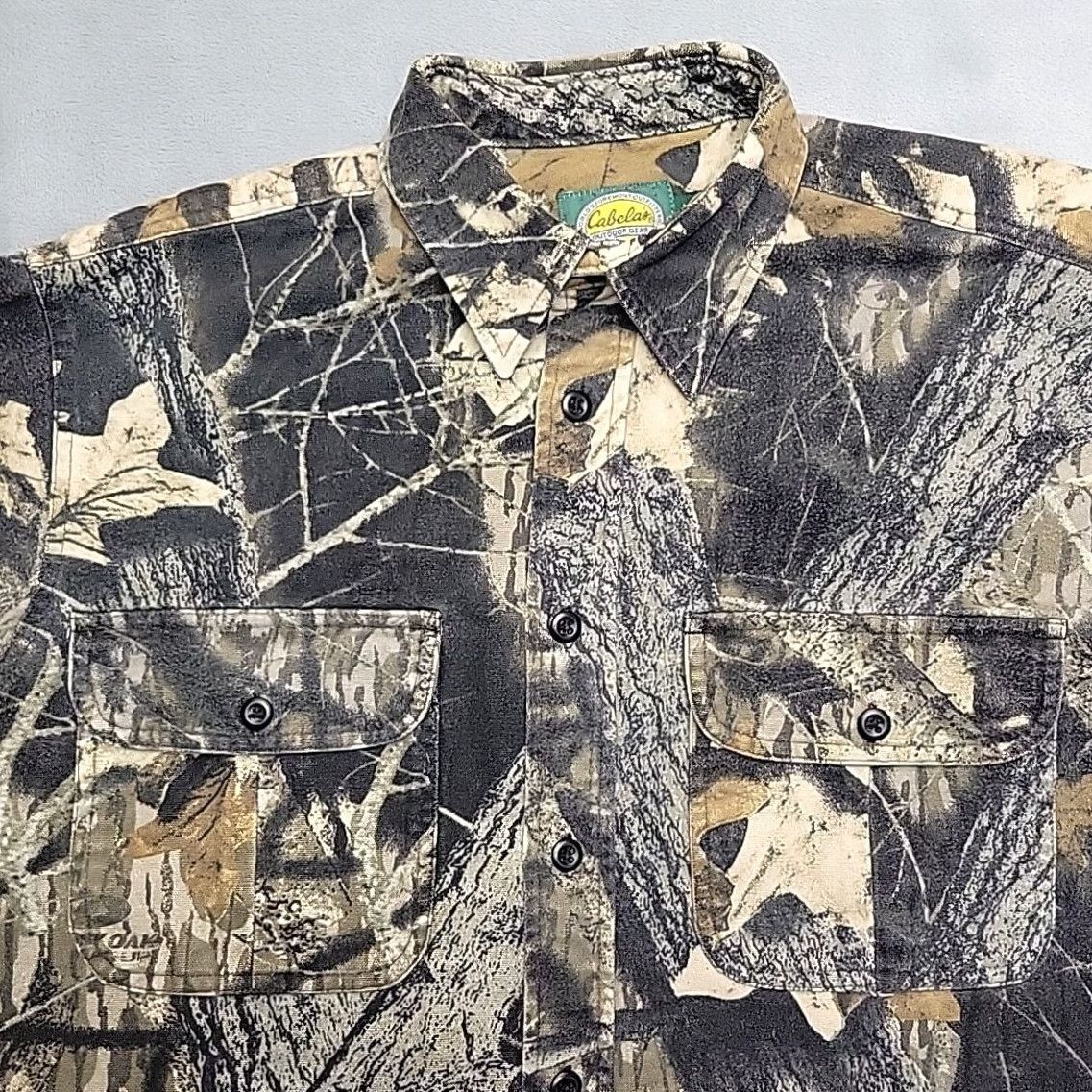 Vintage VINTAGE Cabela's Camouflage Shirt Mens M Brushed Twill Flannel Mossy Oak Break Up Shirt Mens M Brown Camouflage Pattern Button-Up Casual Outdoor USA Size US M / EU 48-50 / 2 - 3 Thumbnail