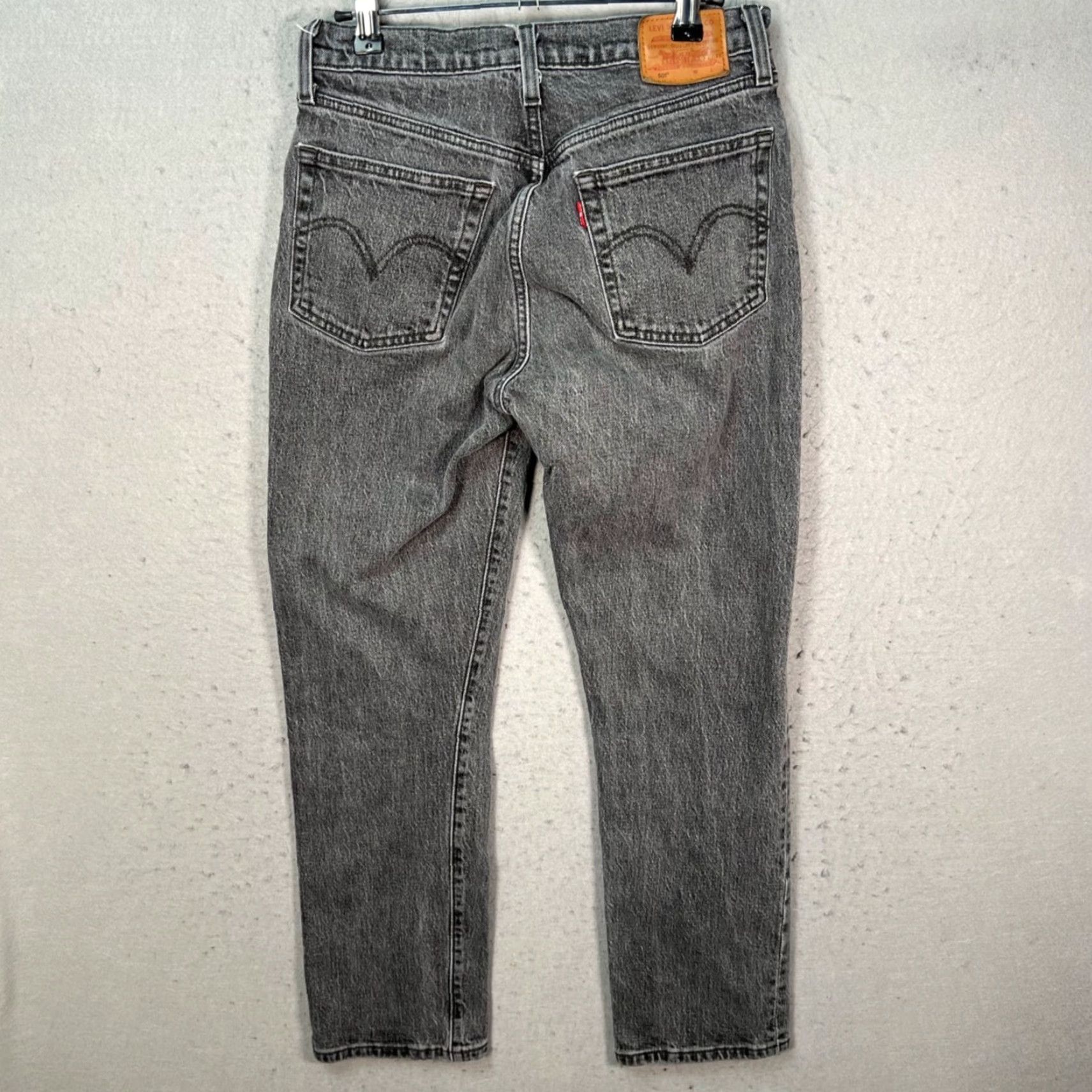 Levi's Levi's 501 Jeans Womens Straight Gray Stonewashed Denim 26x26 Classic Fit W26 L28 Size 26" / US 2 / IT 38 - 2 Thumbnail