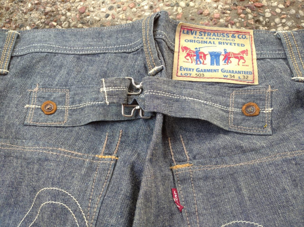 Levi's Levi's 503 buckle back pants size 34 Size US 34 / EU 50 - 1 Thumbnail