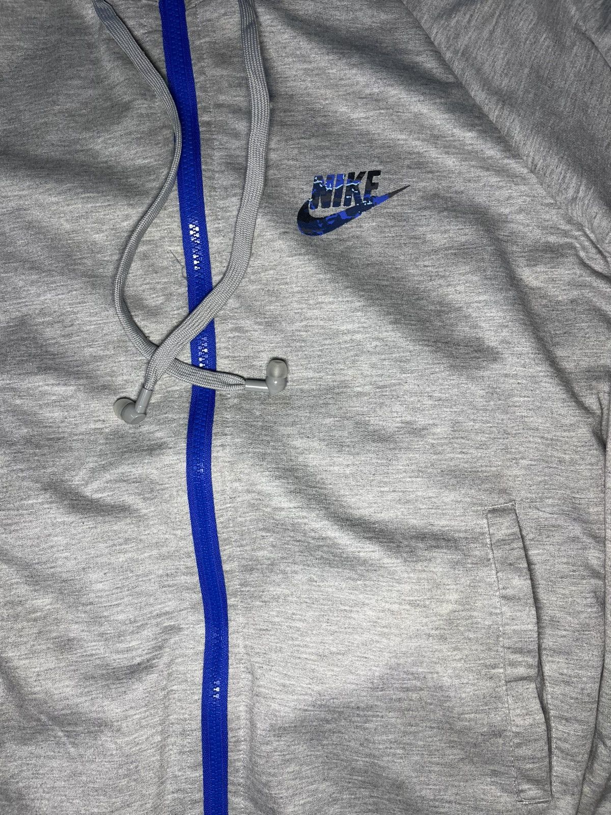 Nike Nike Audio Windbreaker (Blue Camo) Size US S / EU 44-46 / 1 - 2 Thumbnail