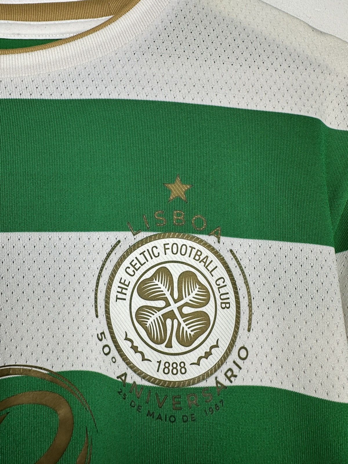 New Balance Celtic 2017 Anniversary Home Soccer Jersey Football Shirt Size US M / EU 48-50 / 2 - 5 Thumbnail