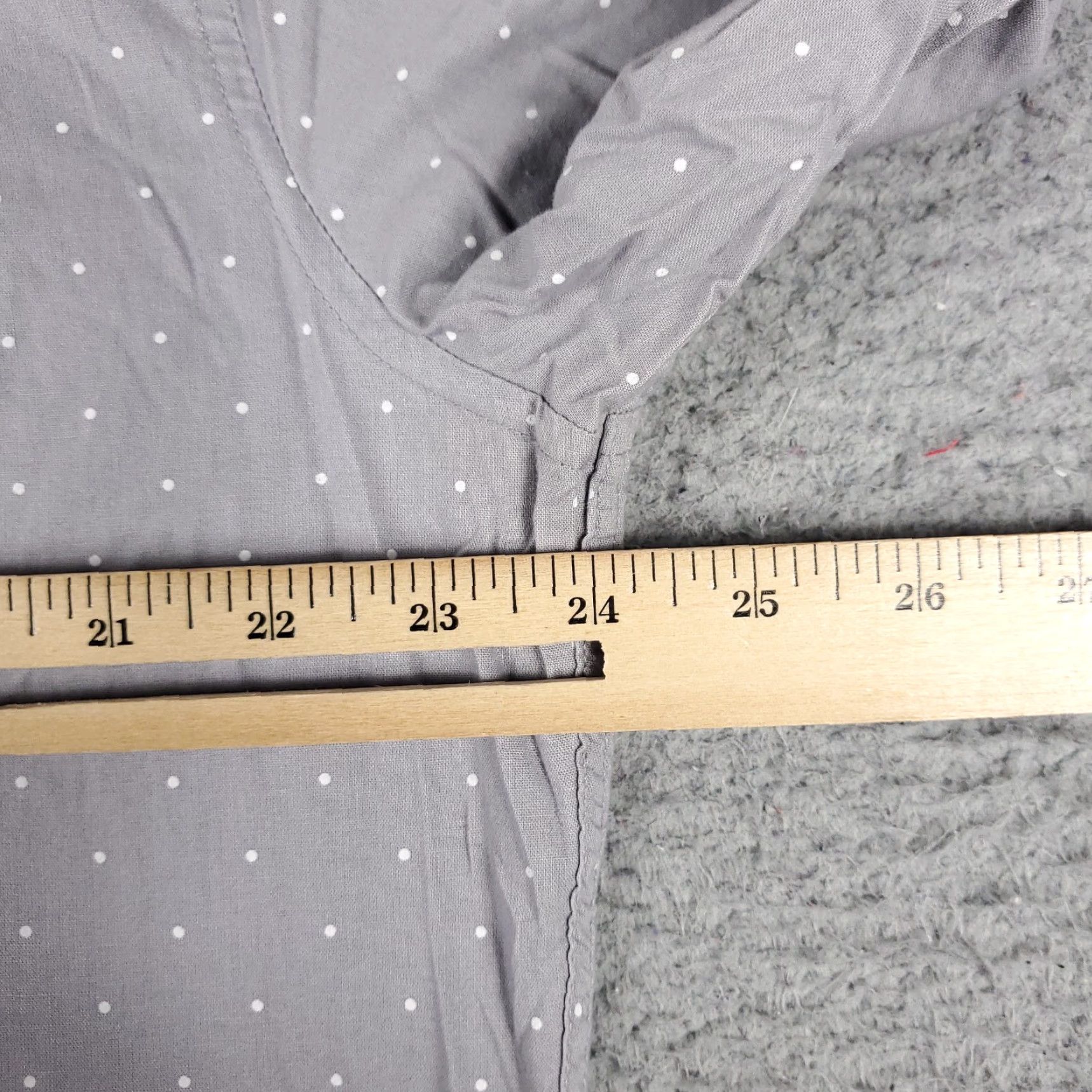 American Eagle Outfitters American Eagle Outfitters Shirt Adult Large Gray Polka Dot Long Sleeve Button-Up Mens Size US L / EU 52-54 / 3 - 5 Thumbnail