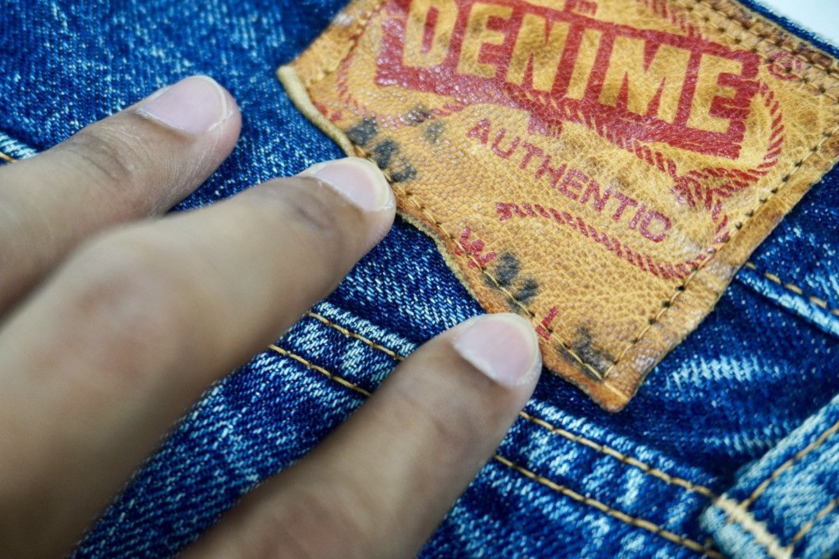 Denime × Japanese Brand × Vintage Vintage DENIME selvedge distressed jeans japanese brand Size US 30 / EU 46 - 12 Thumbnail