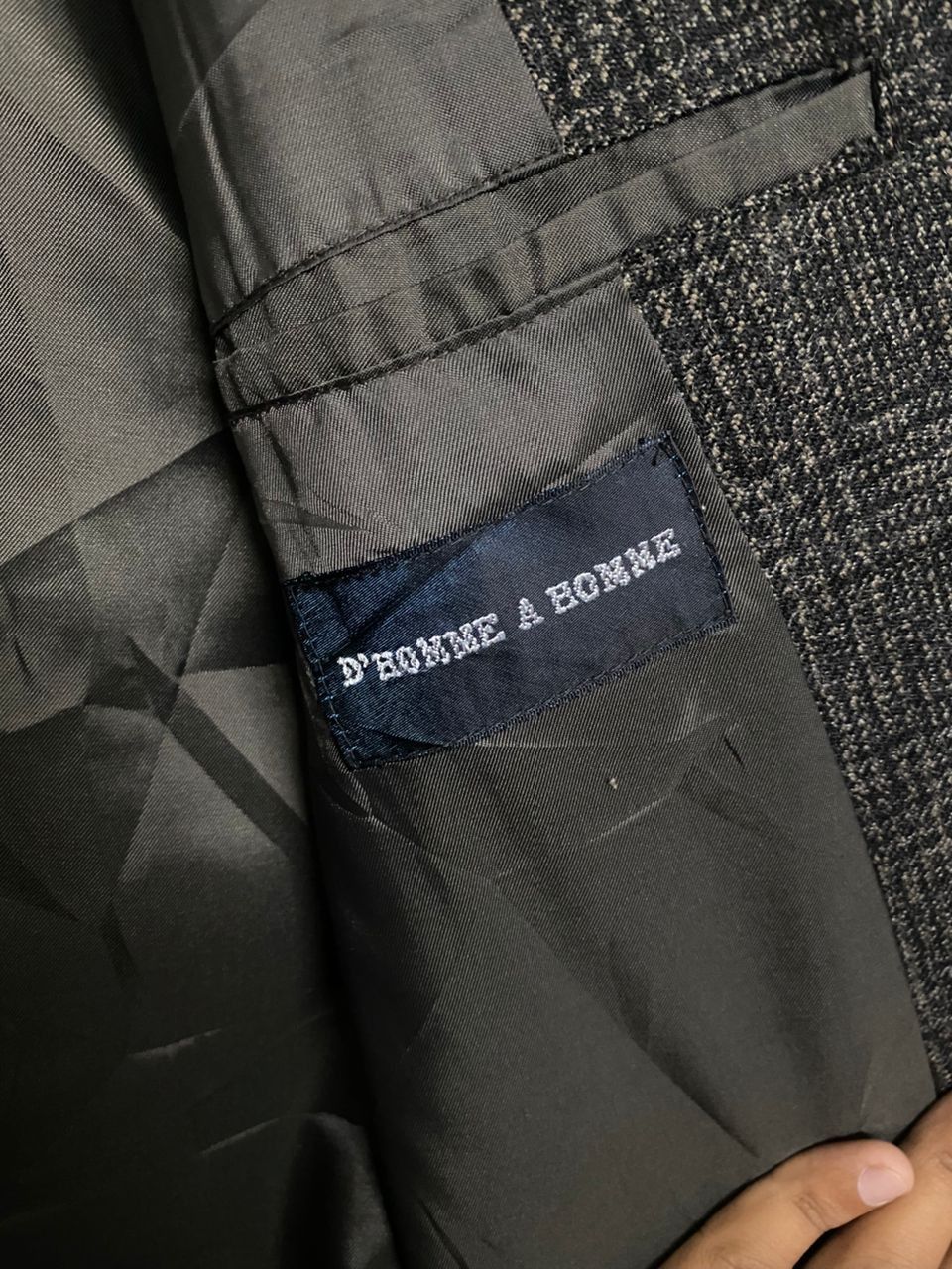 Designer × Japanese Brand Vintage D Homme A Homme Coat Blazer Size 42R - 3 Thumbnail