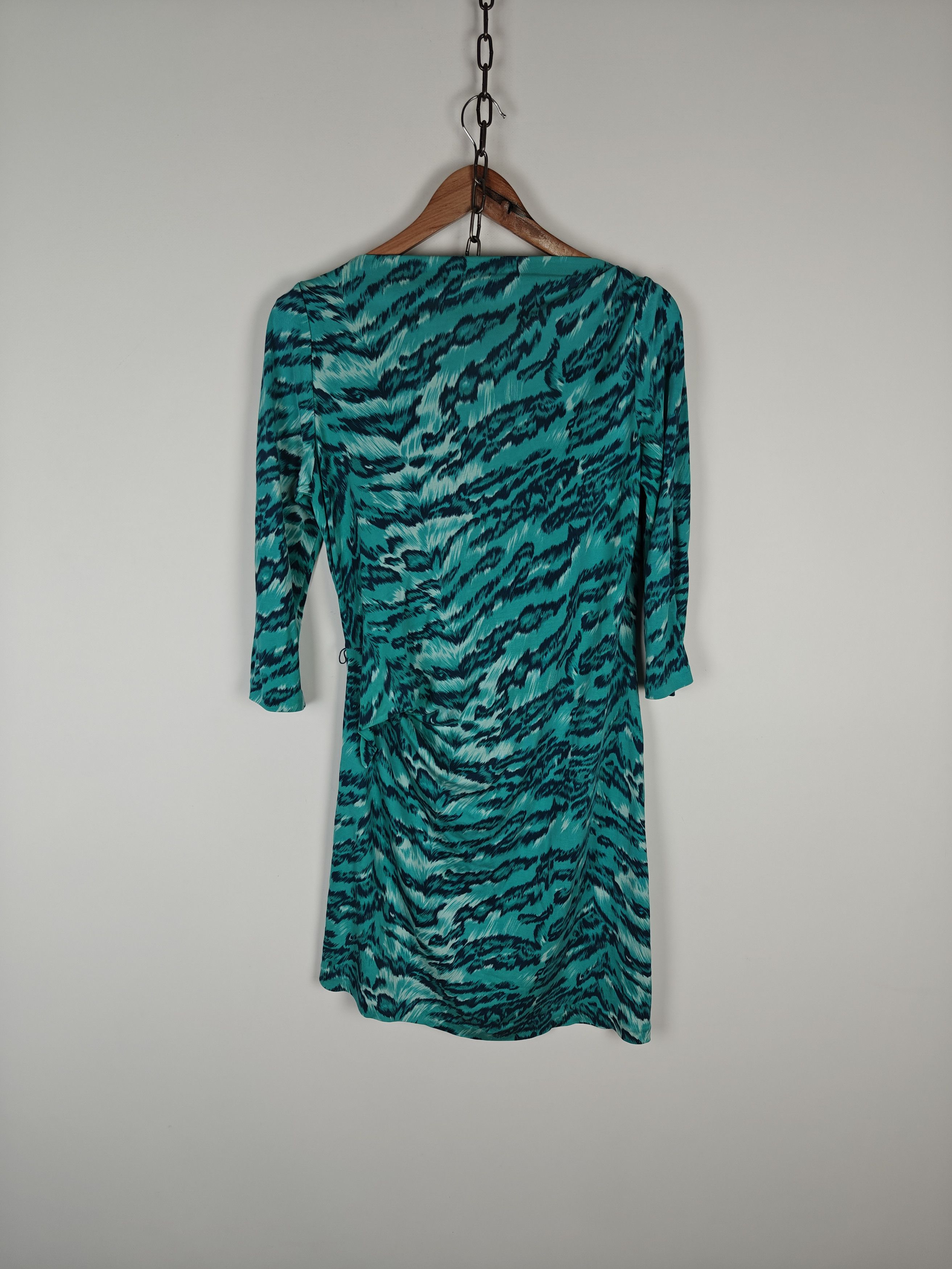 Diane von Furstenberg Diane von Furstenberg Wrap Dress Blue Abstract Print 3/4 Size XL / US 12-14 / IT 48-50 - 9 Thumbnail