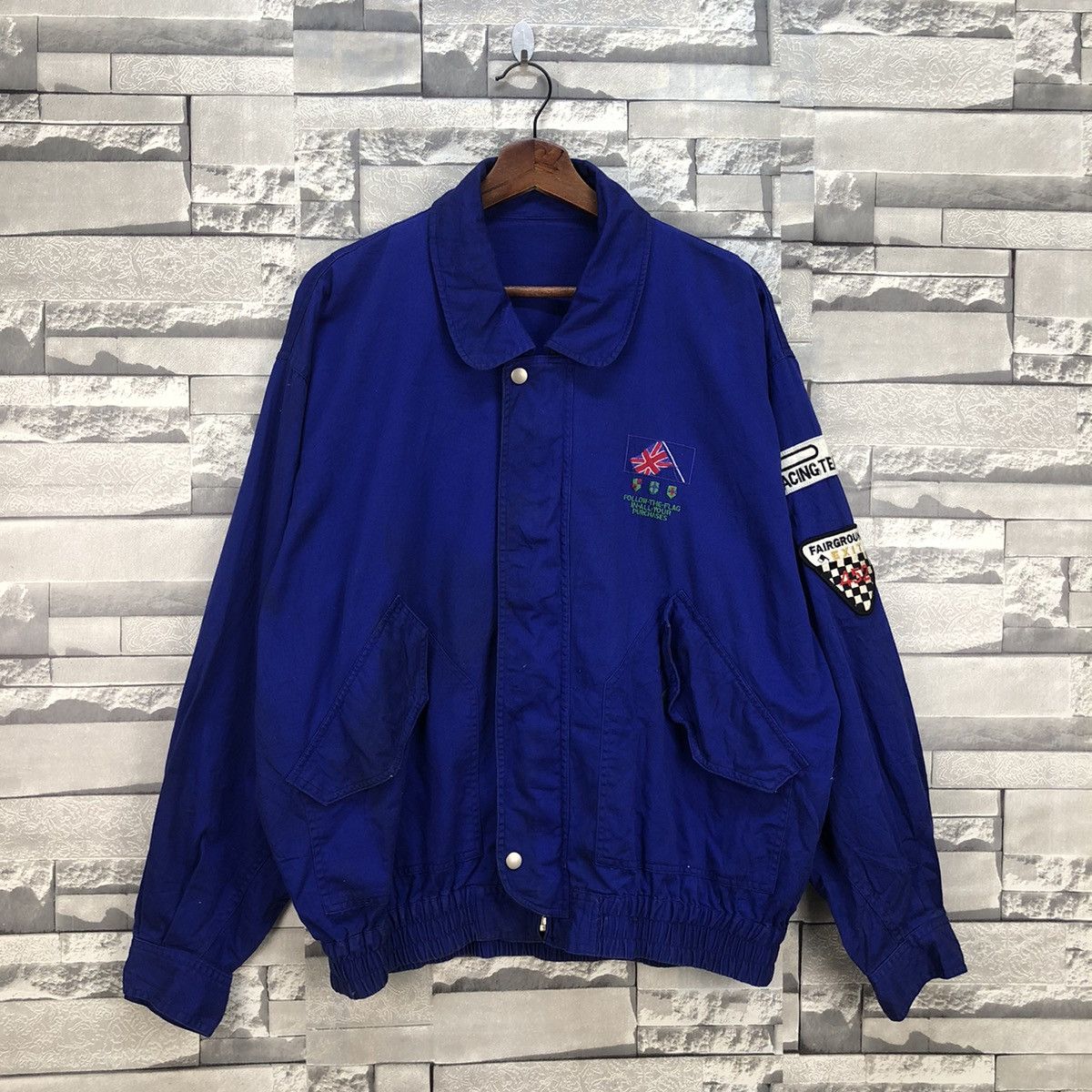 Japanese Brand The Dream Studio Racing Team Style Bomber Jacket Size US XL / EU 56 / 4 - 2 Thumbnail