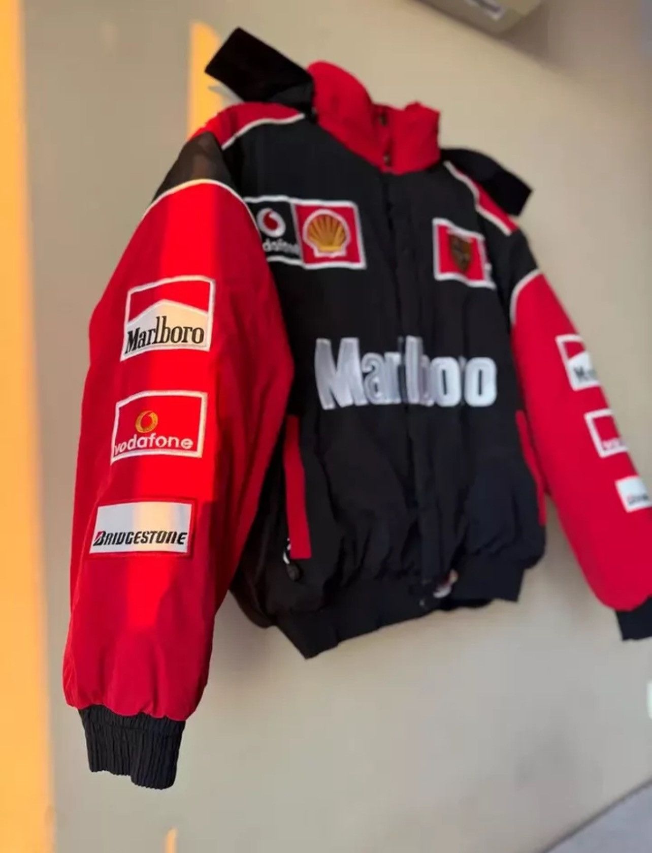 Ferrari × Marlboro Vintage Marlboro Red Black Ferrari Racing Jacket Size US S / EU 44-46 / 1 - 3 Thumbnail