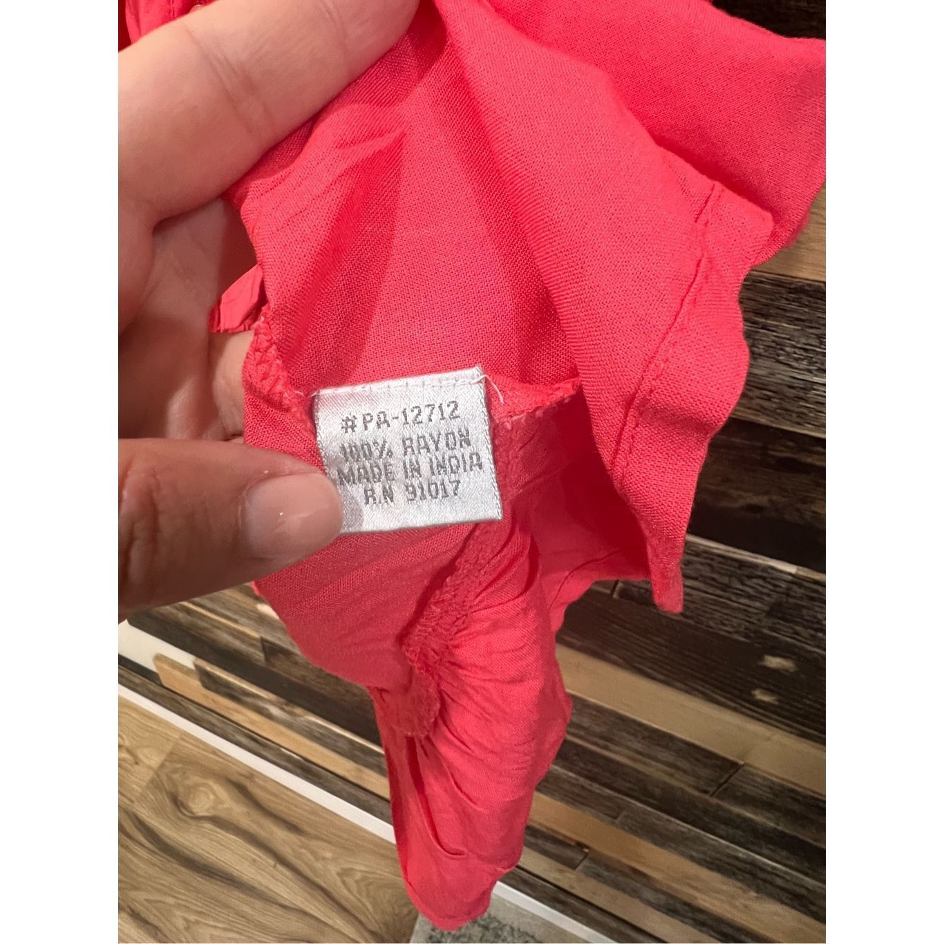 Other Solitaire NWT BOHO Embroidered Coral High Low Top sz Large Size L / US 10 / IT 46 - 5 Thumbnail