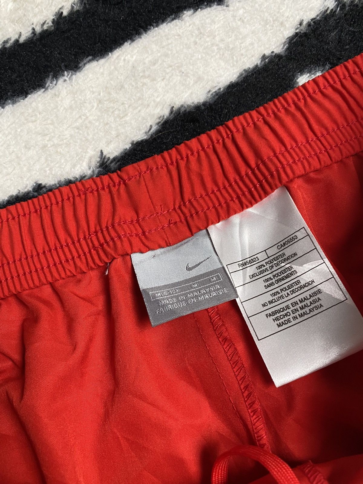 Nike × Vintage Vintage nylon truck pants Nike drill red Size US 34 / EU 50 - 11 Thumbnail