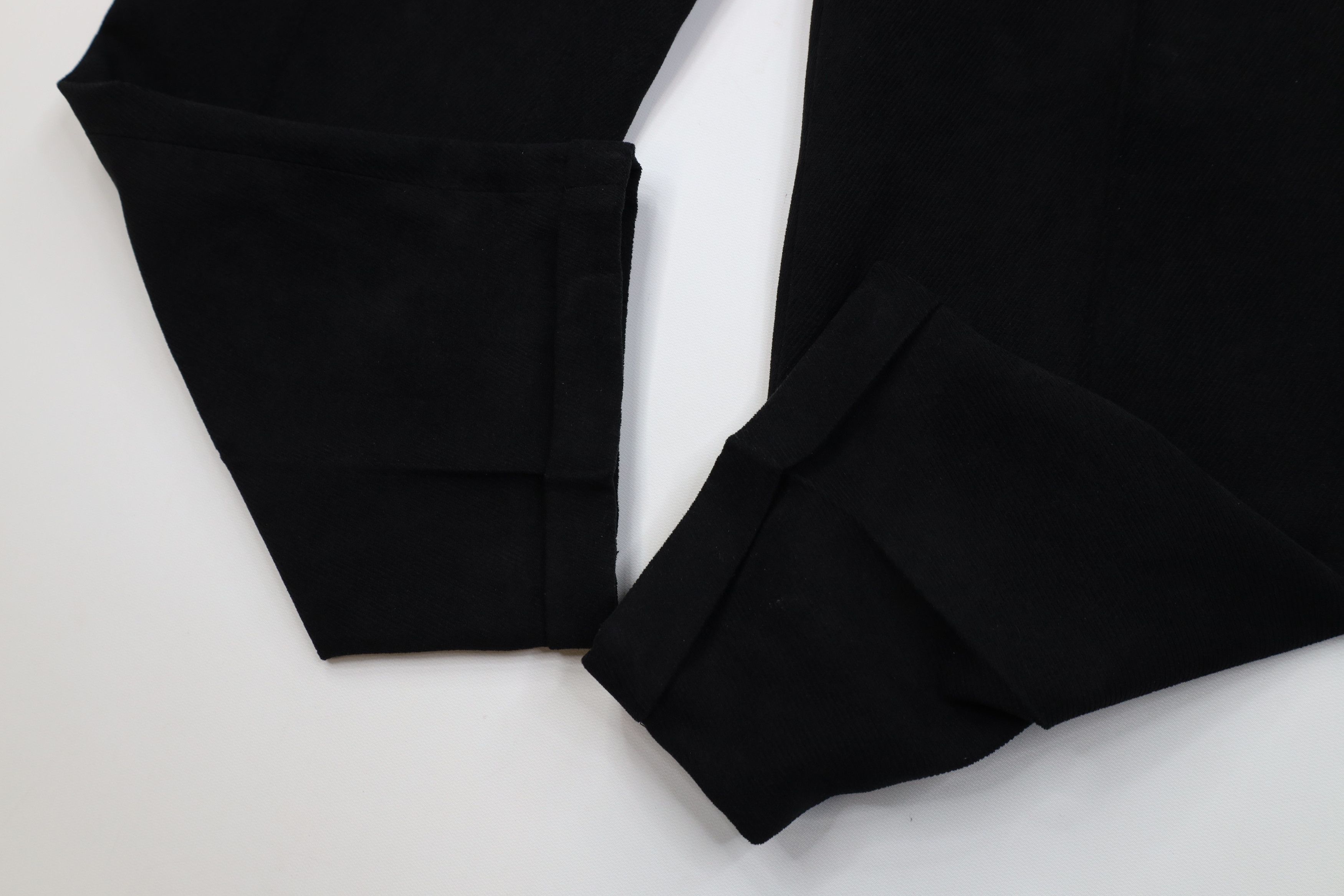 Vintage Vintage 90s Streetwear Microfiber Corduroy Chino Pants Black Size US 36 / EU 52 - 6 Thumbnail
