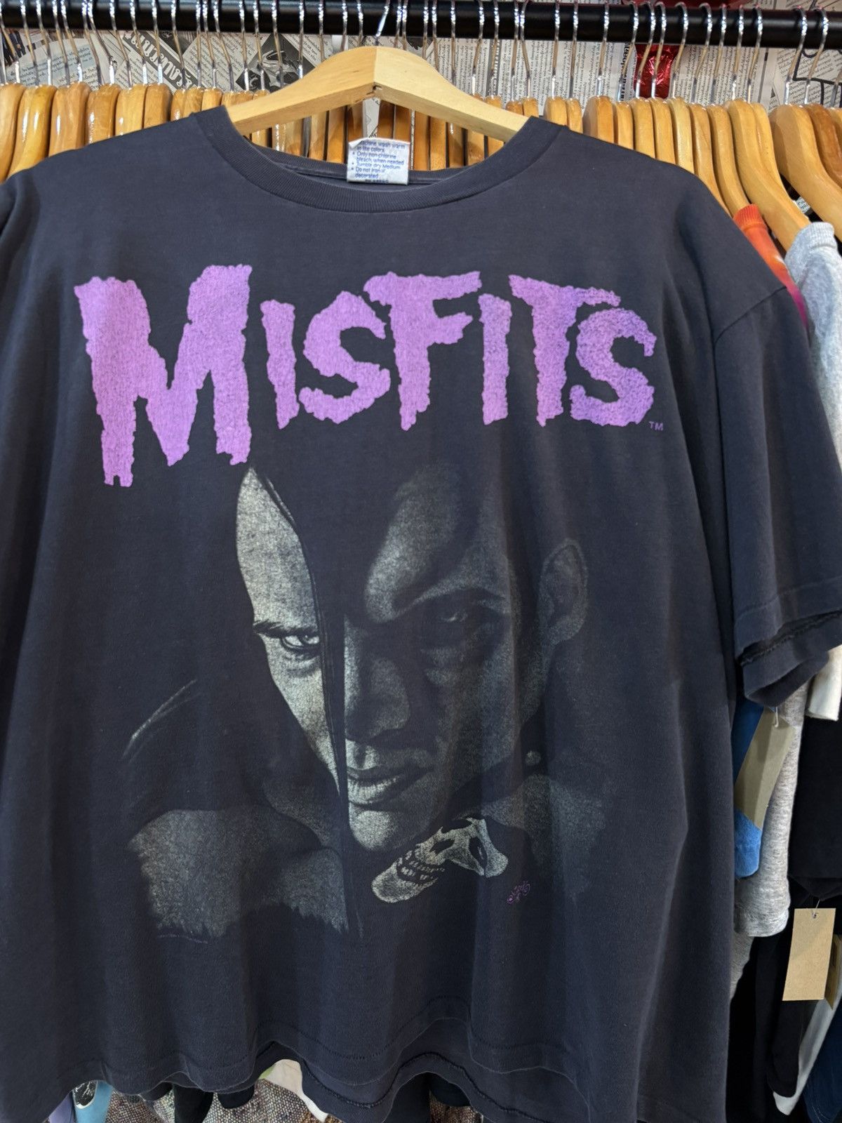 Vintage Misfits faded 1995 Size US XL / EU 56 / 4 - 2 Thumbnail