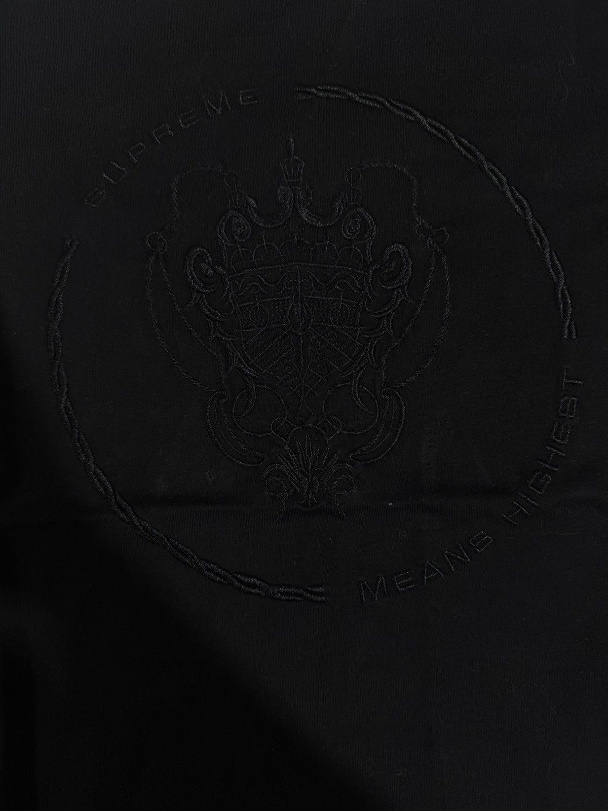 Supreme Means highest embroidered LS tee Size US M / EU 48-50 / 2 - 3 Thumbnail