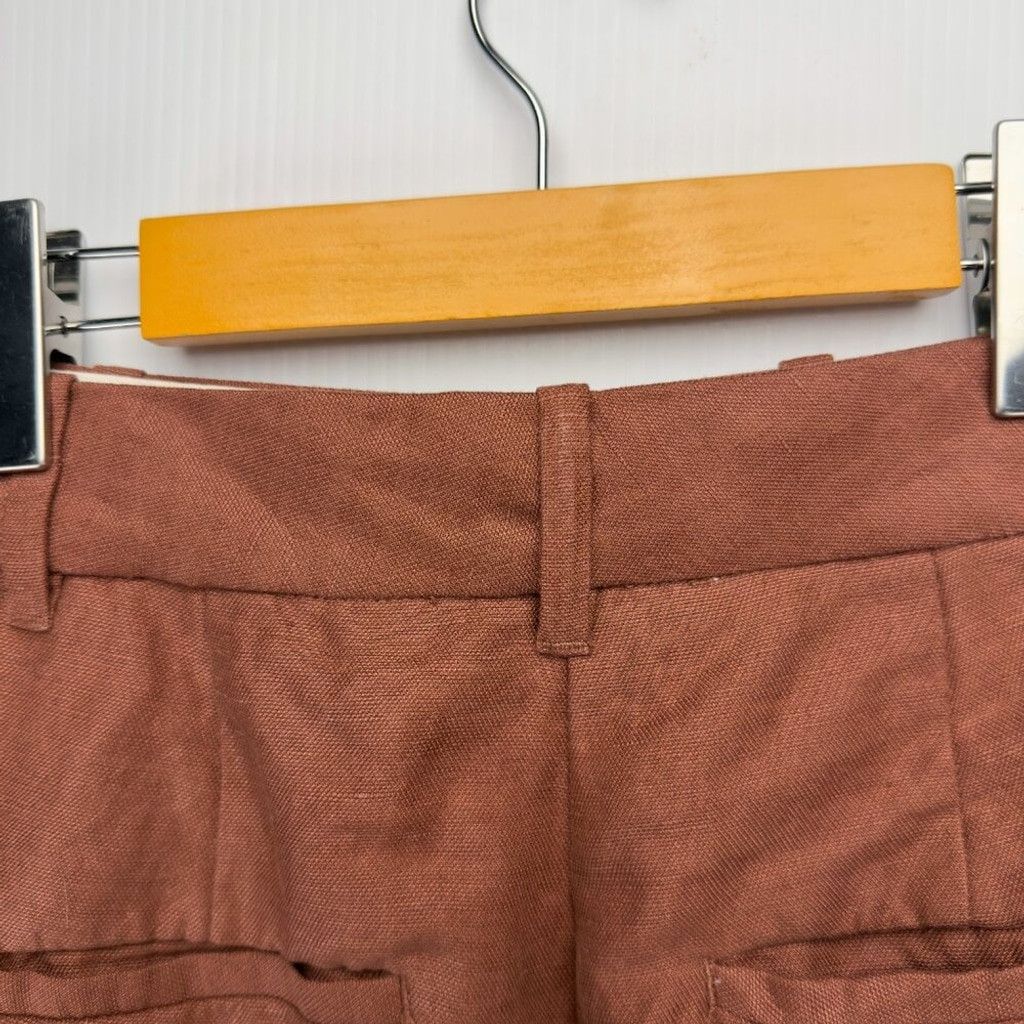 Other WILFRED Effortless Cropped Wide-Leg Mocha Brown Pants Size 2 Size 26" / US 2 / IT 38 - 5 Thumbnail