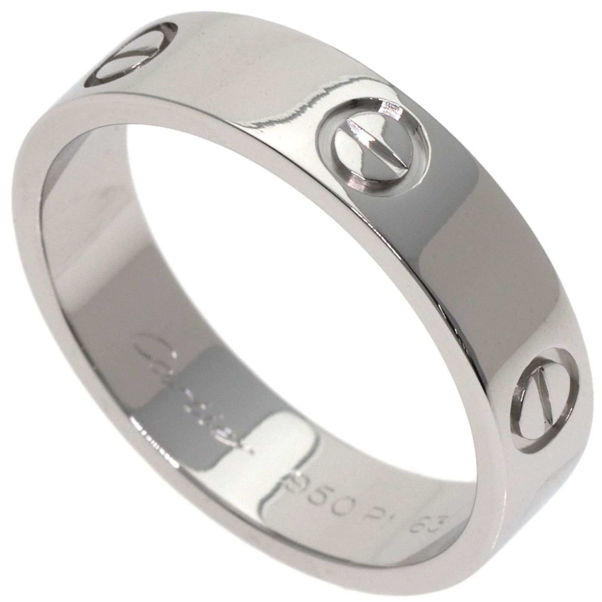 Cartier Cartier Love Ring #63 Platinum PT950 Unisex Size ONE SIZE - 1 Thumbnail