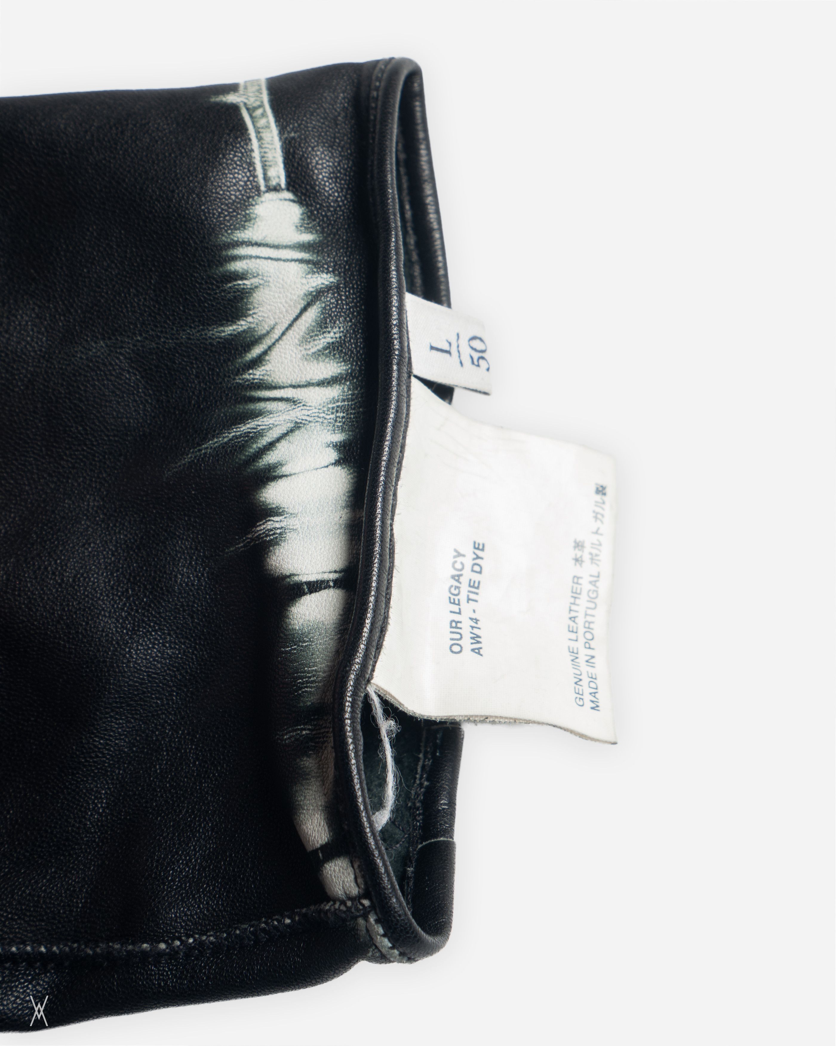 Our Legacy Our Legacy tie dye leather gloves AW14 Size ONE SIZE - 3 Thumbnail