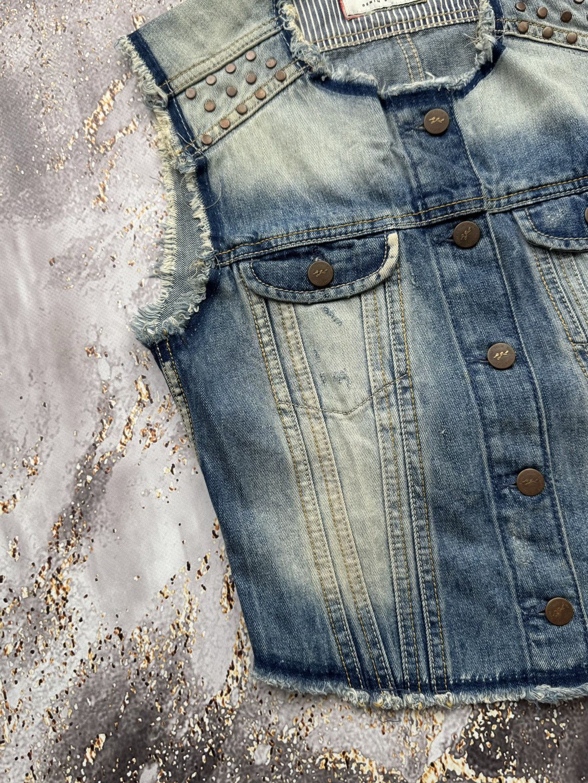 Pepe Jeans Pepe Jeans Vintage Amazing Denim Vest Size S / US 4 / IT 40 - 2 Thumbnail