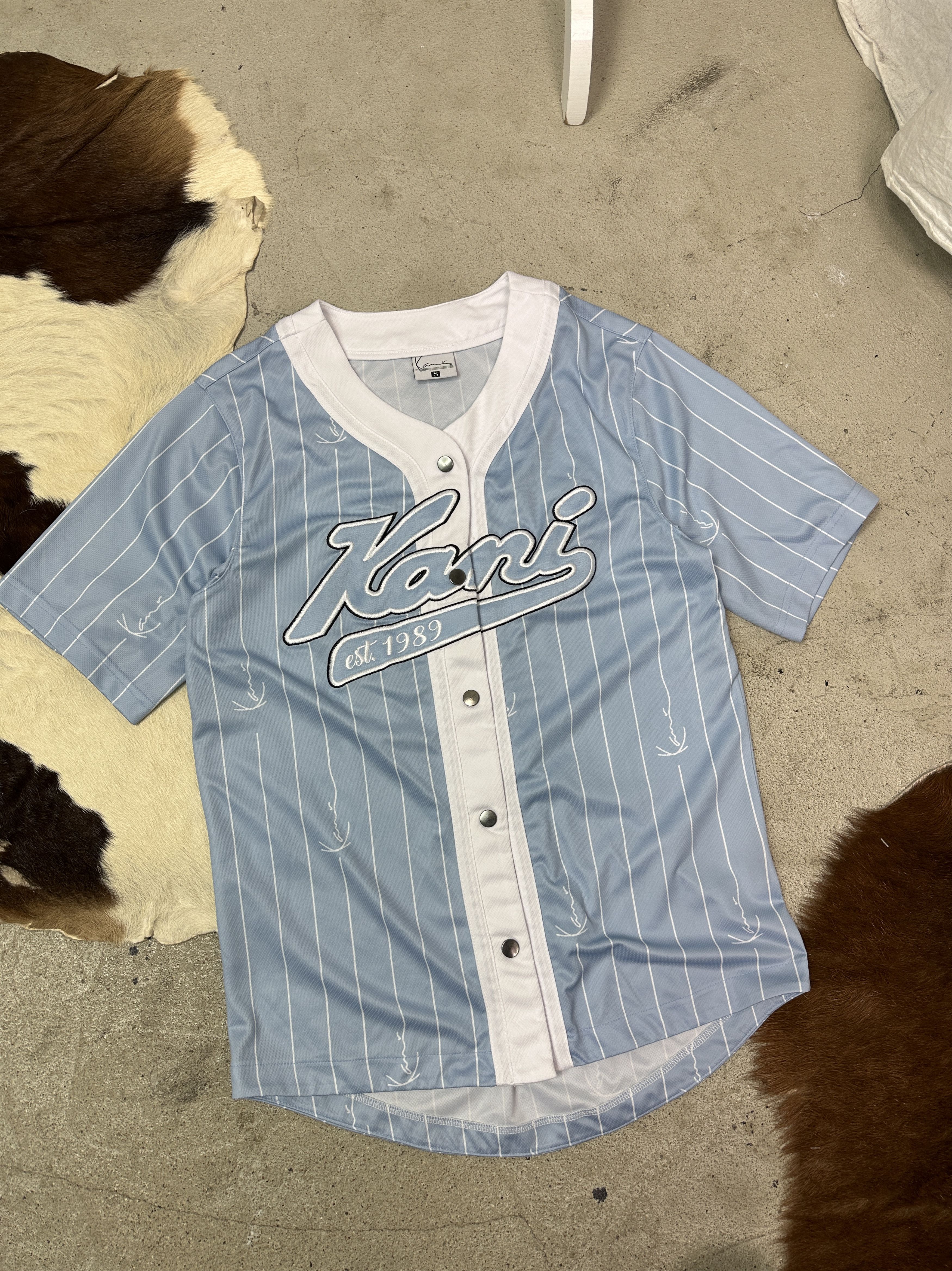 Karl Kani Vintage Streetwear Sporty Striped Karl Kani Jersey Y2K Size US S / EU 44-46 / 1 - 1 Thumbnail