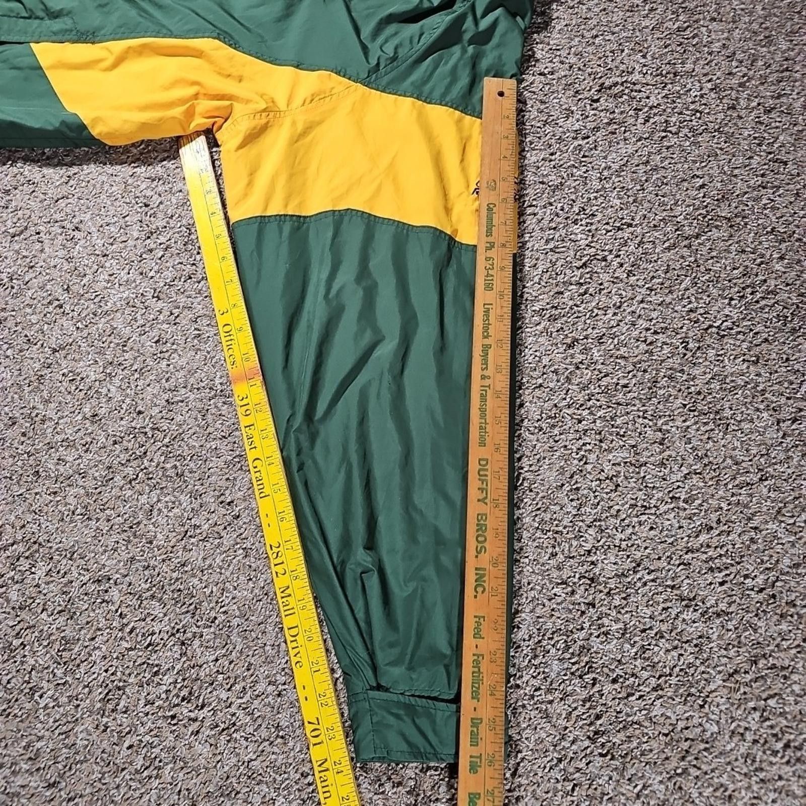 Reebok Green Bay Packers Reebok Team Apparel Fullzip XL Windbreaker Size ONE SIZE - 7 Thumbnail