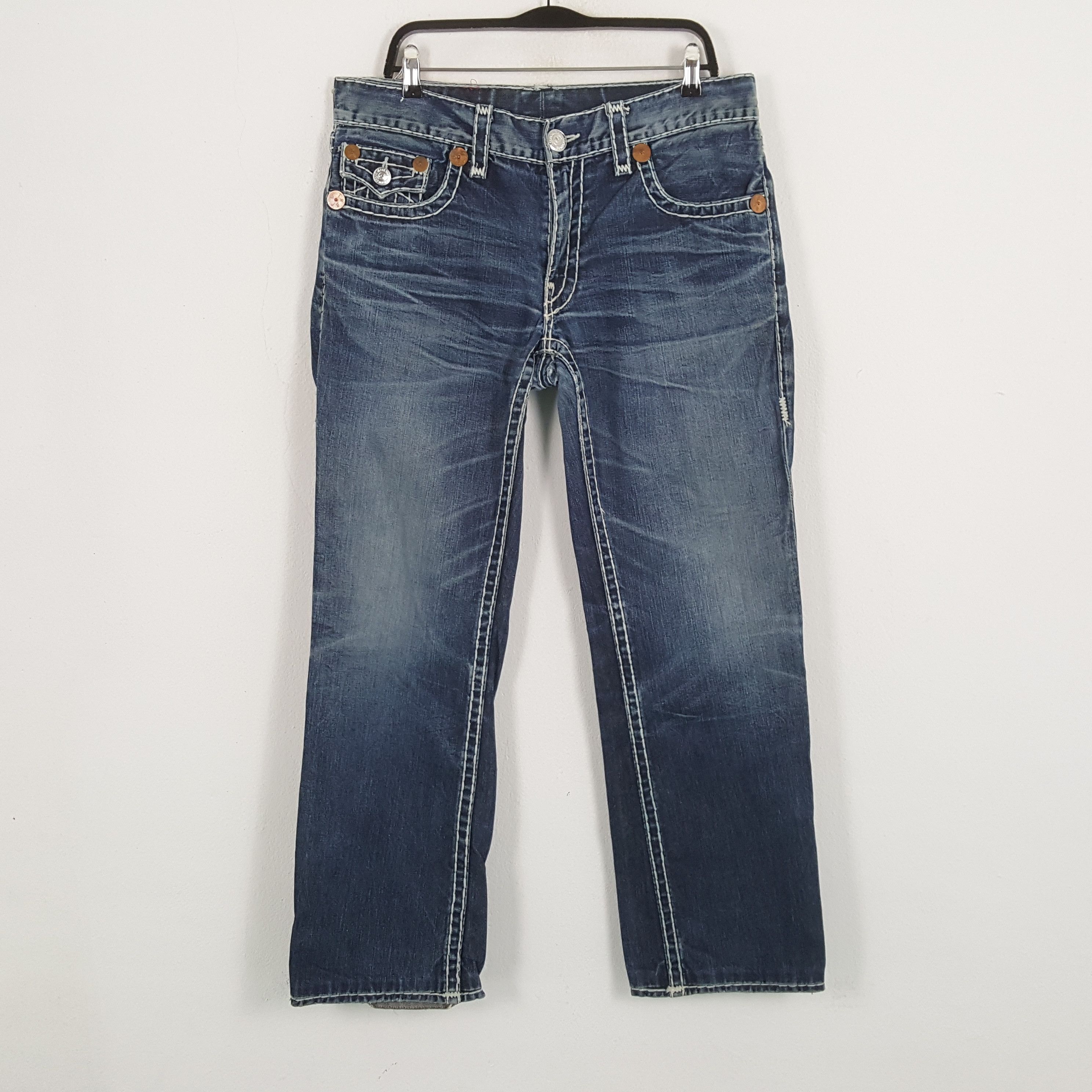 True Religion × Vintage TRUE RELIGION Streetwear Style Jeans Size US 35 - 4 Thumbnail