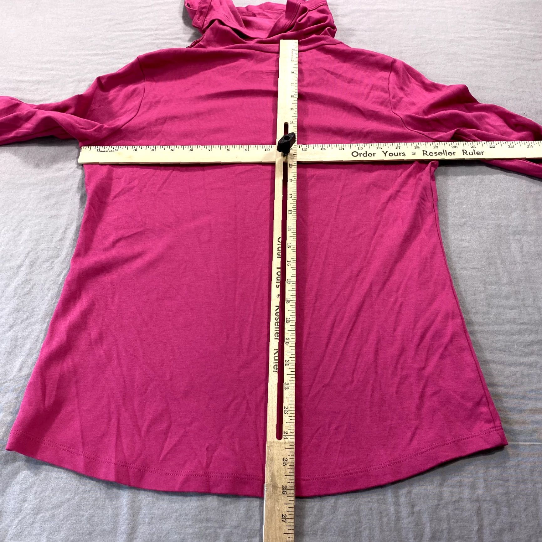 Vintage LL Bean Shirt Womens Medium Pink Shawl Neck Collar Pullover Top Cotton Ladies Size M / US 6-8 / IT 42-44 - 4 Thumbnail