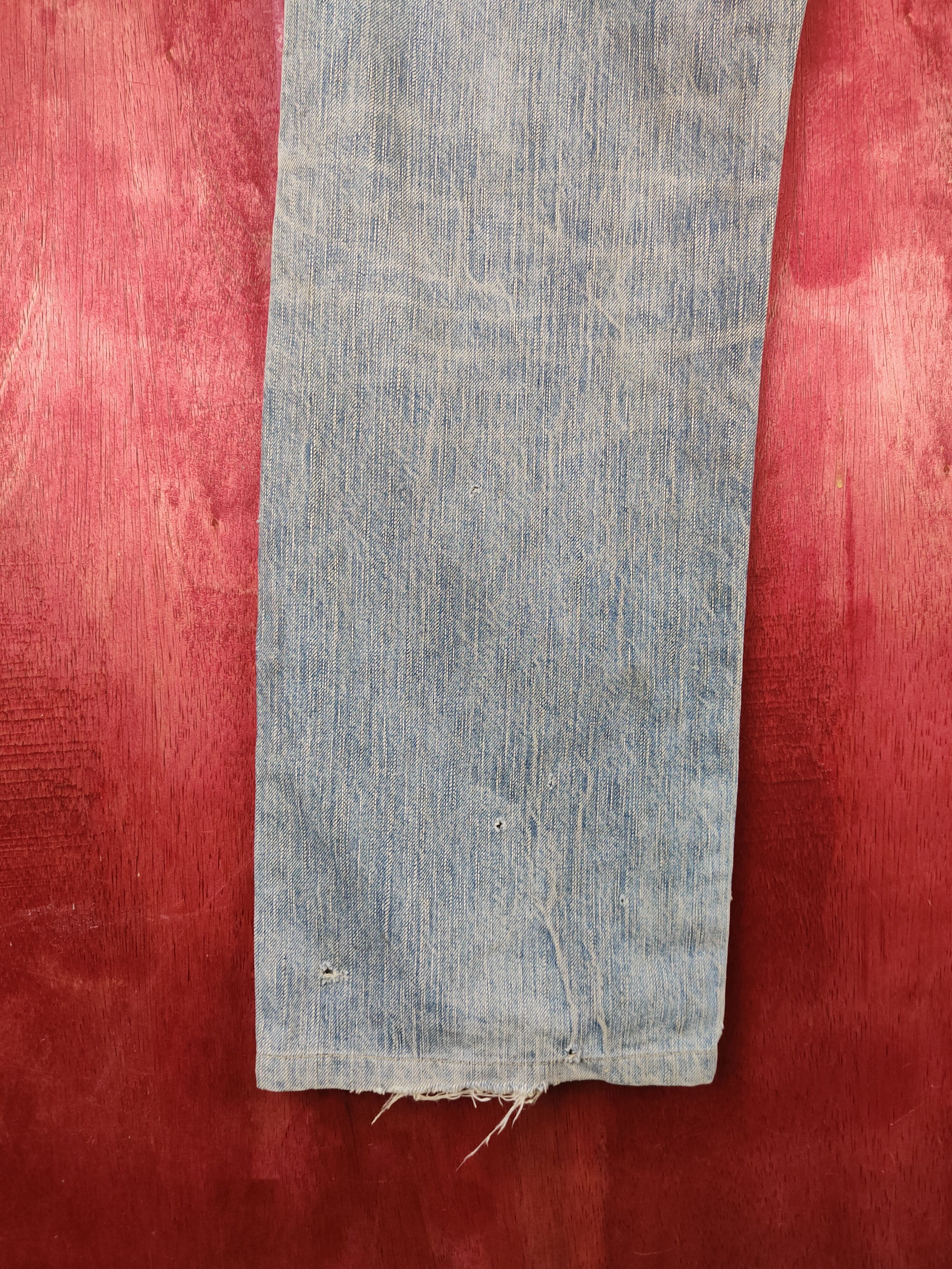 Edwin Edwin Blue Faded vintage Distressed Ripped Jeans #S2128 Size US 30 / EU 46 - 13 Thumbnail