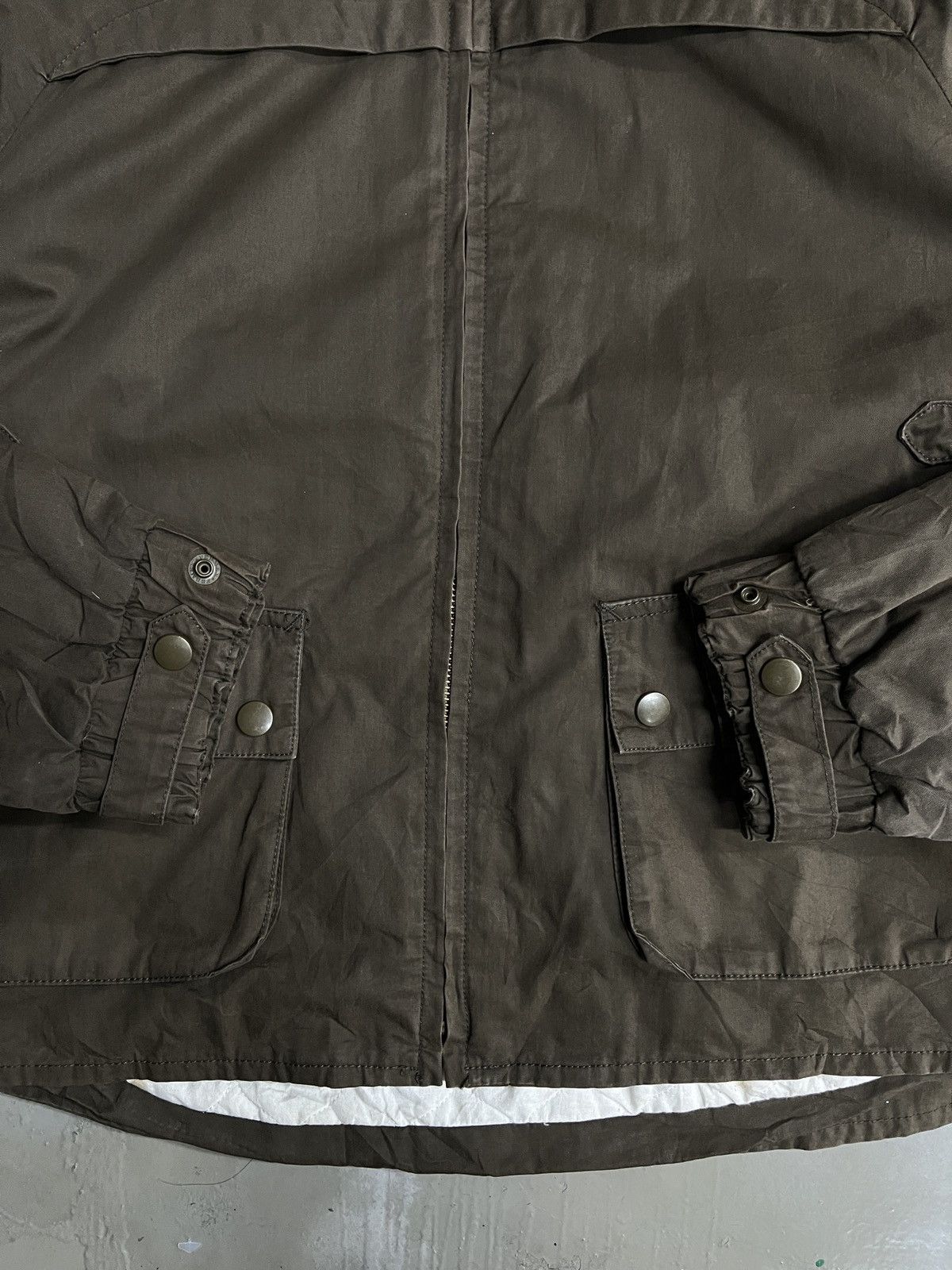 Vintage Marine Military Side Buckle Back Pocket Work Hoodie Jacket Size US M / EU 48-50 / 2 - 6 Thumbnail