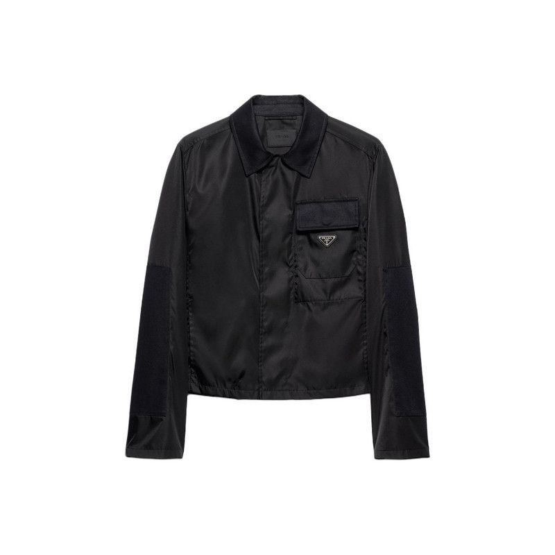 Prada Prada Black Logo Long Sleeve Jacket for Men-2506 Size US L / EU 52-54 / 3 - 2 Thumbnail
