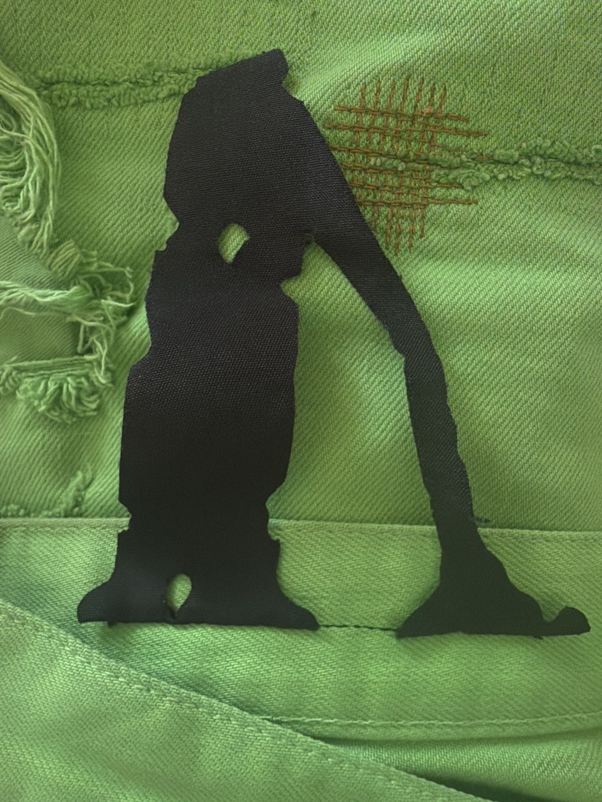 Vlone Vlone green scab denim Size US 32 / EU 48 - 4 Thumbnail