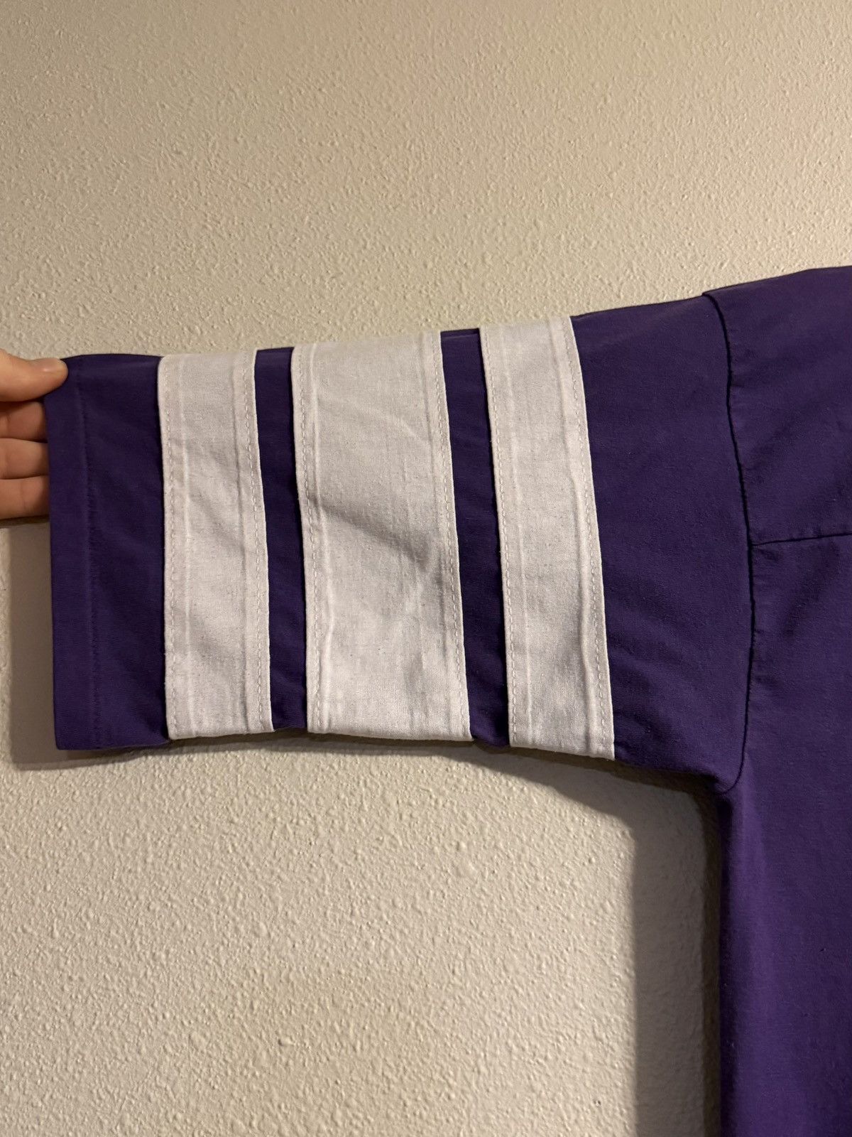 NFL vtg 80s minnesota vikings 1/2 sleeve shirt xl single stitch Size US XL / EU 56 / 4 - 5 Thumbnail