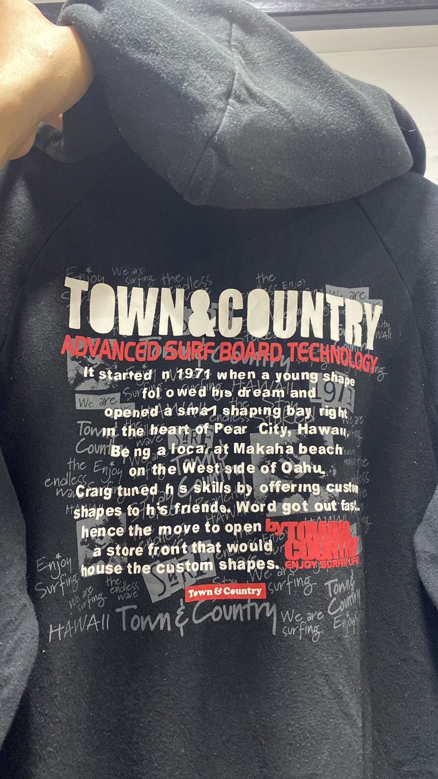 JNCO × Vintage T&C Surf Hip Hop Zipper Hoodie Poem Size US M / EU 48-50 / 2 - 9 Thumbnail