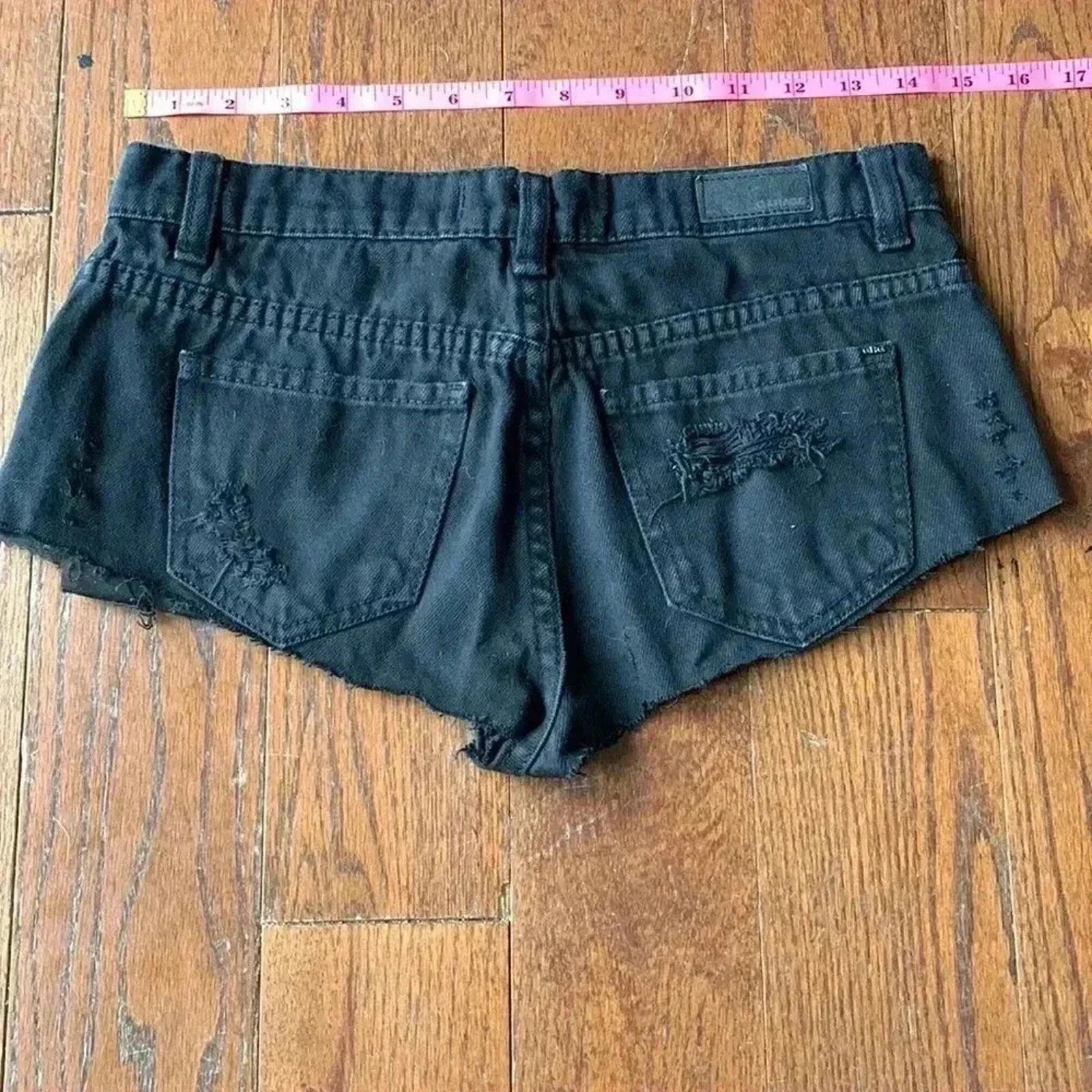 Garbage TV Festival short shorts black Size 28" / US 6 / IT 42 - 5 Thumbnail