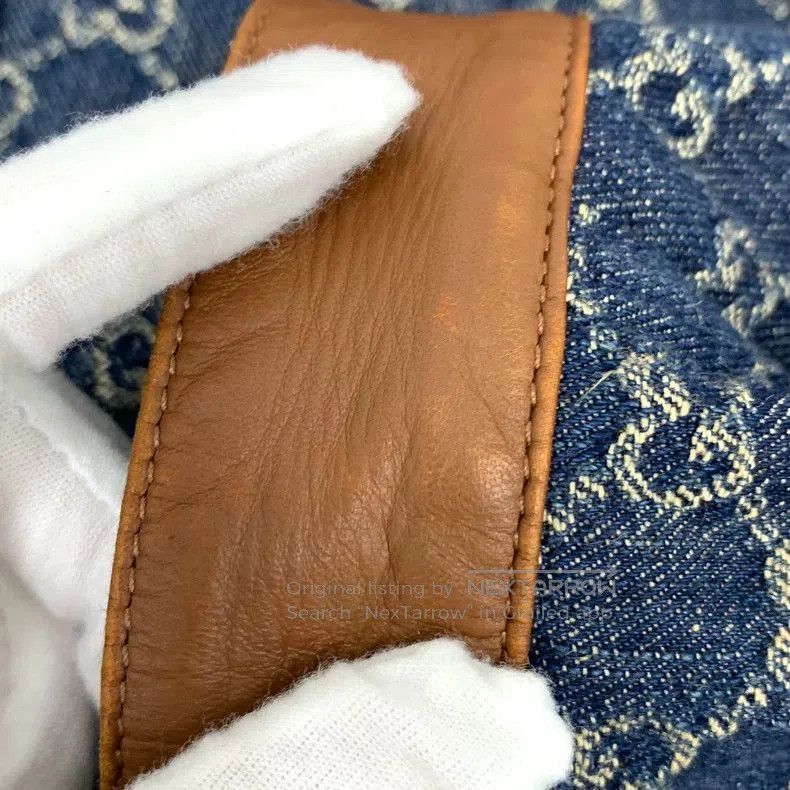 Gucci Gucci Blue Logo Denim Jacket. Size US XS / EU 42 / 0 - 9 Thumbnail