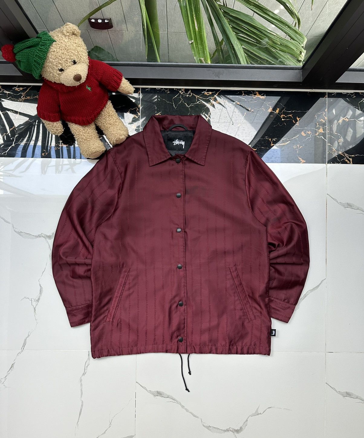 Stussy × Vintage RARE STUSSY VINTAGE MONOGRAM LIGHT JACKET Size US M / EU 48-50 / 2 - 2 Thumbnail