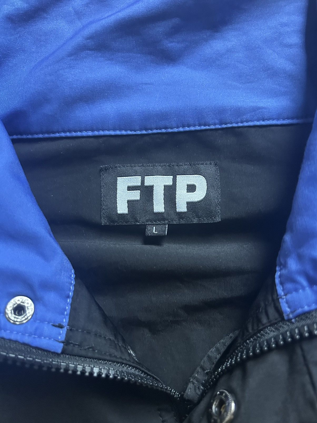 Fuck The Population FTP blue windbreaker Size US L / EU 52-54 / 3 - 3 Thumbnail