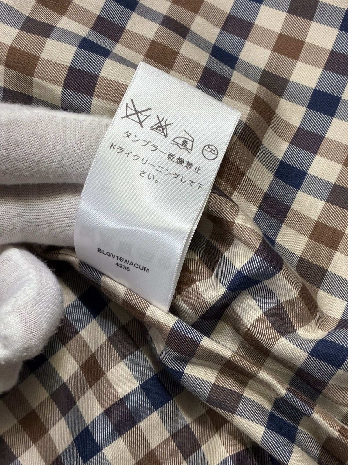 Aquascutum × Supreme FW16 Supreme x Aquascutum Waterproof Jacket Plaid Size M Size US M / EU 48-50 / 2 - 7 Thumbnail