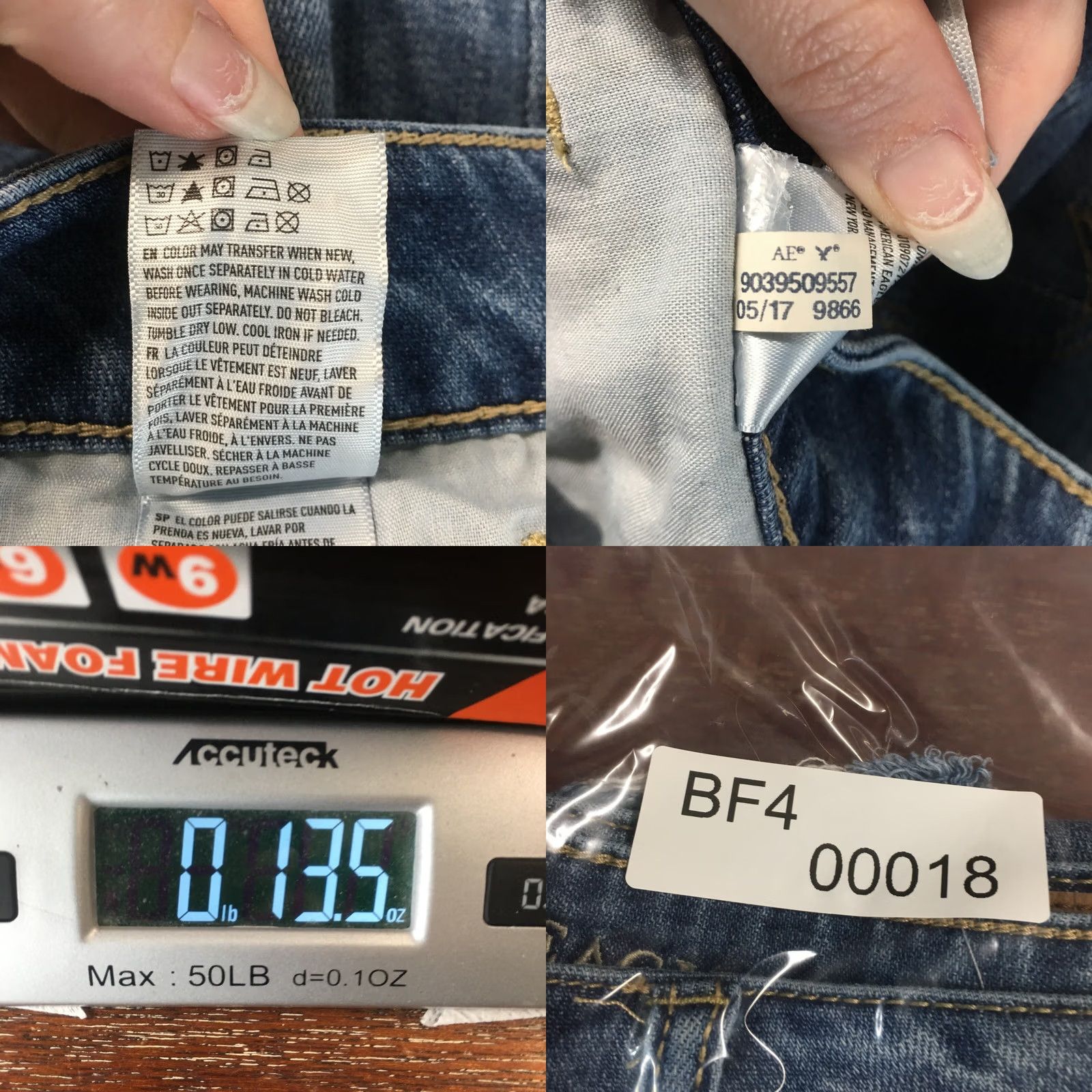 American Eagle Outfitters American Eagle Outfitters Jeans Womens 0R Skinny Blue Distressed 28x29 Classic 5-Pocket Denim Regular Rise Mens? Size 25" / US 0 / IT 36 - 11 Thumbnail