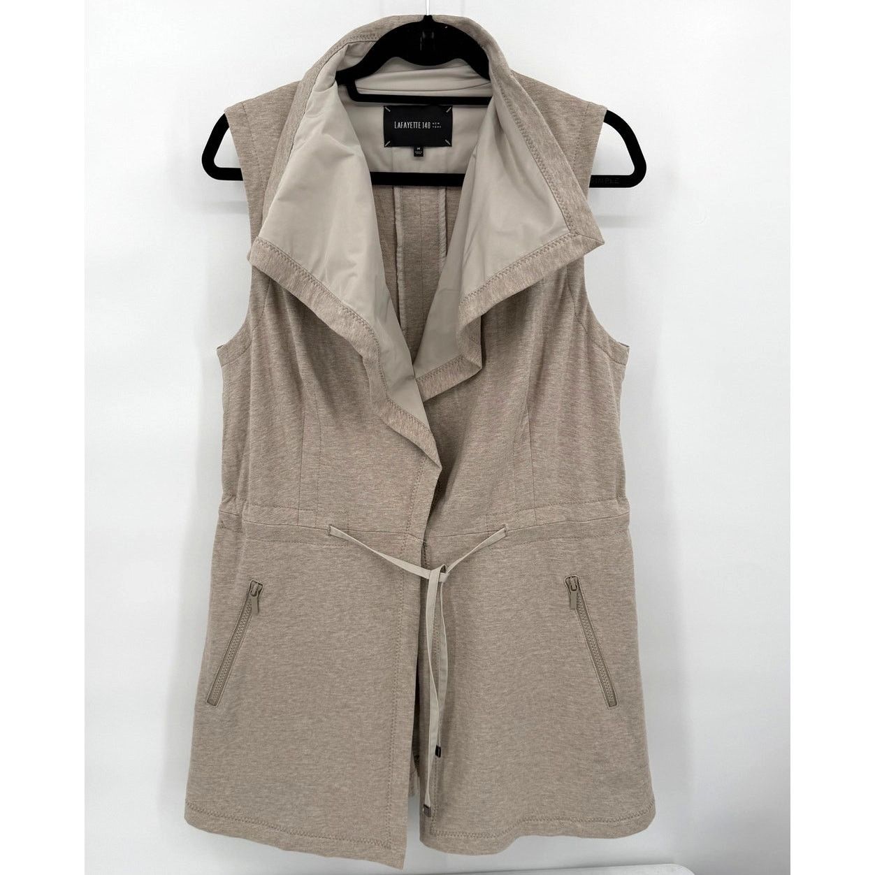 Lafayette 148 Lafayette 148 New York Mitchell Funnel Neck Drawstring Vest Size M / US 6-8 / IT 42-44 - 1 Thumbnail