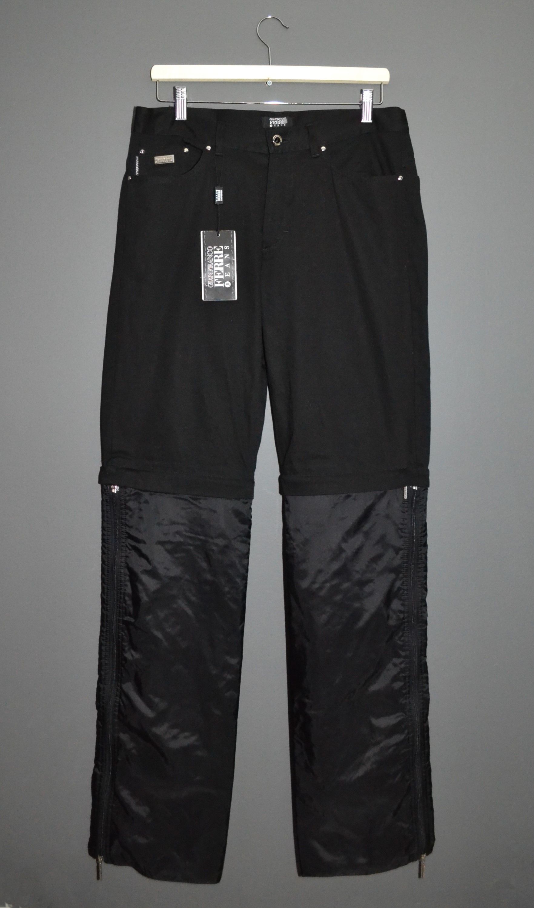 image of Gf Ferre Modular Ski Jeans 1990S in Black, Men's (Size 35)