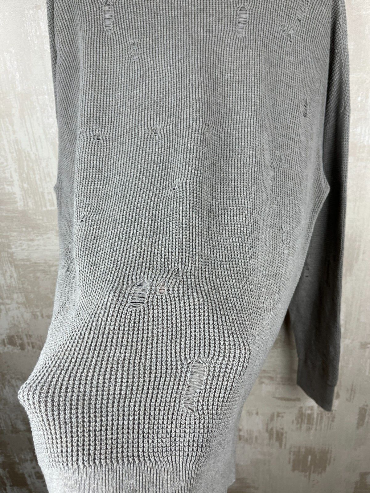 Allsaints AllSaints Forram Long Sleeve Distressed Sweater Oversized Size US L / EU 52-54 / 3 - 17 Thumbnail